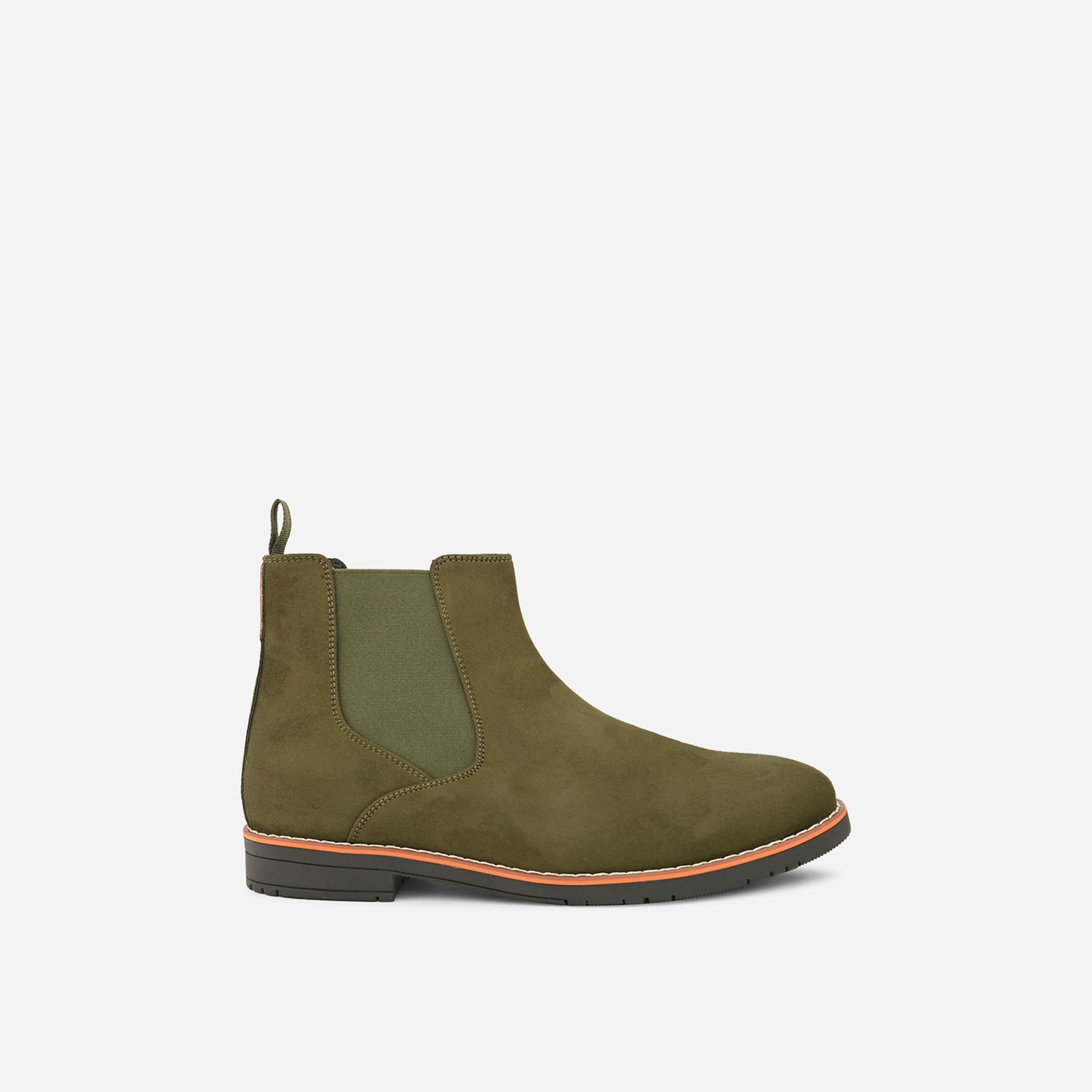 ستايلي - حذاء تشيلسي من جلد السويد المخملي-men-shoes-boots-image-2