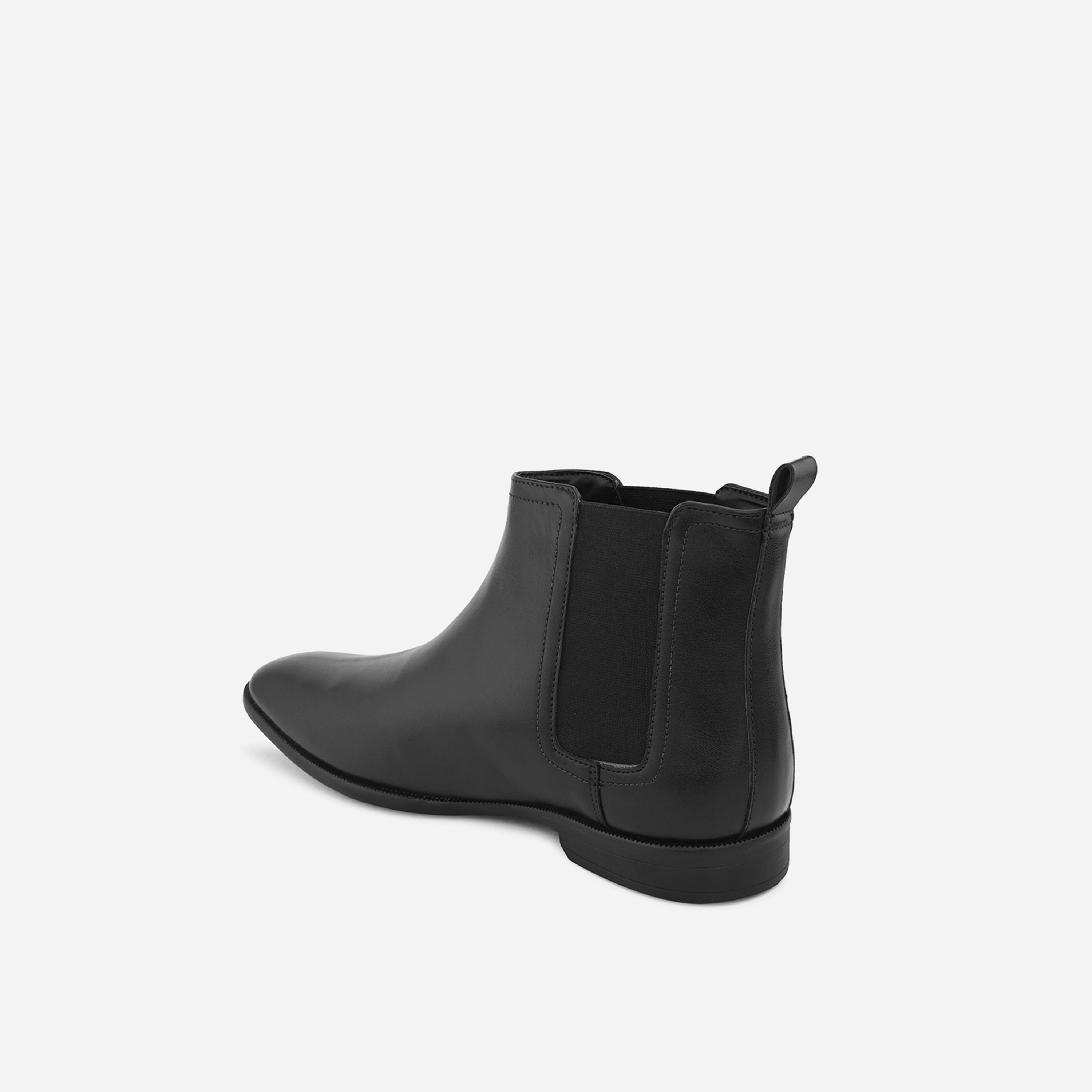 ستايلي - حذاء جلدي بمقدمة مدببة يصل للكاحل-men-shoes-boots-image-5