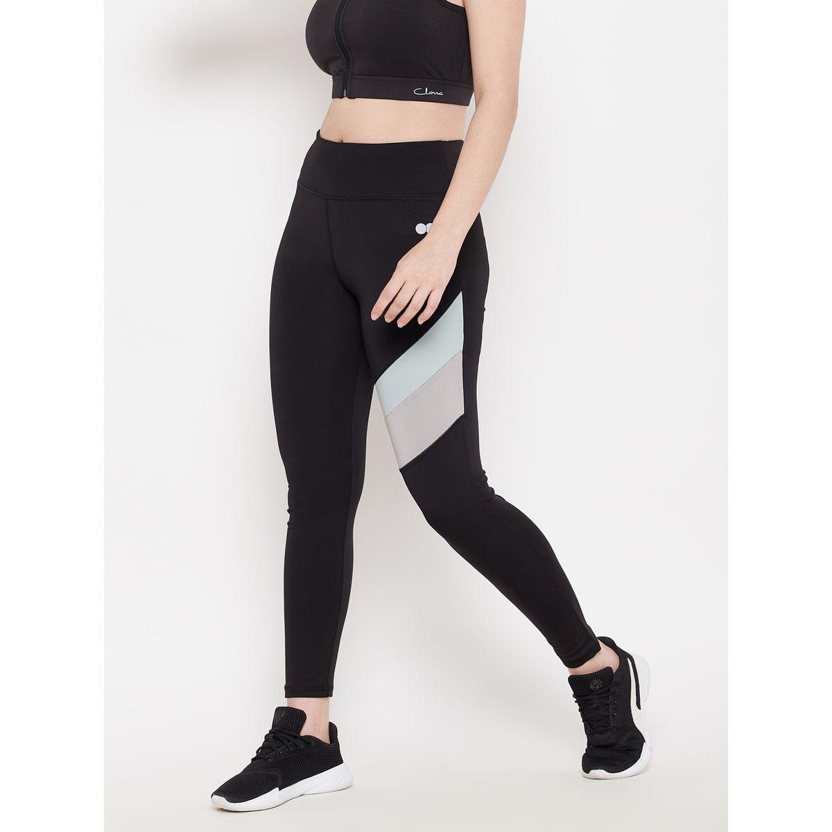 بنطال رياضي ضيق بخصر عالي كلوفيا × ستايلي-women-clothing-sportswearandactivewear-bottoms-image-4