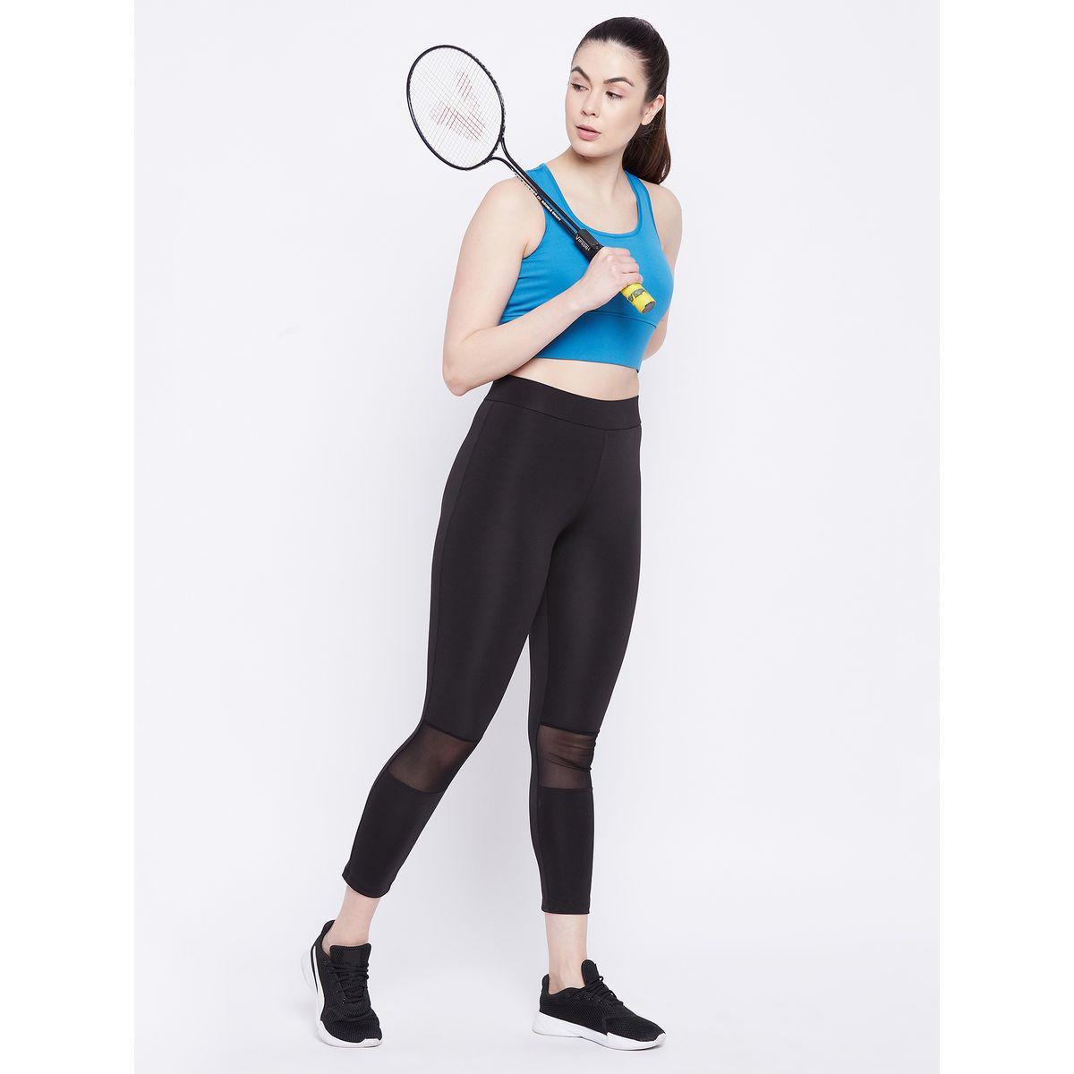 Clovia X Styli  Snug Fit Active Tights with Reflective Logo-women-clothing-sportswearandactivewear-bottoms-image-1