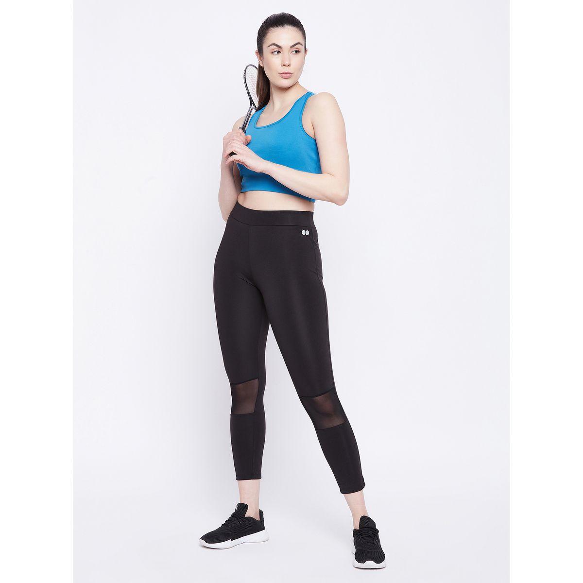 Clovia X Styli  Snug Fit Active Tights with Reflective Logo-women-clothing-sportswearandactivewear-bottoms-image-2