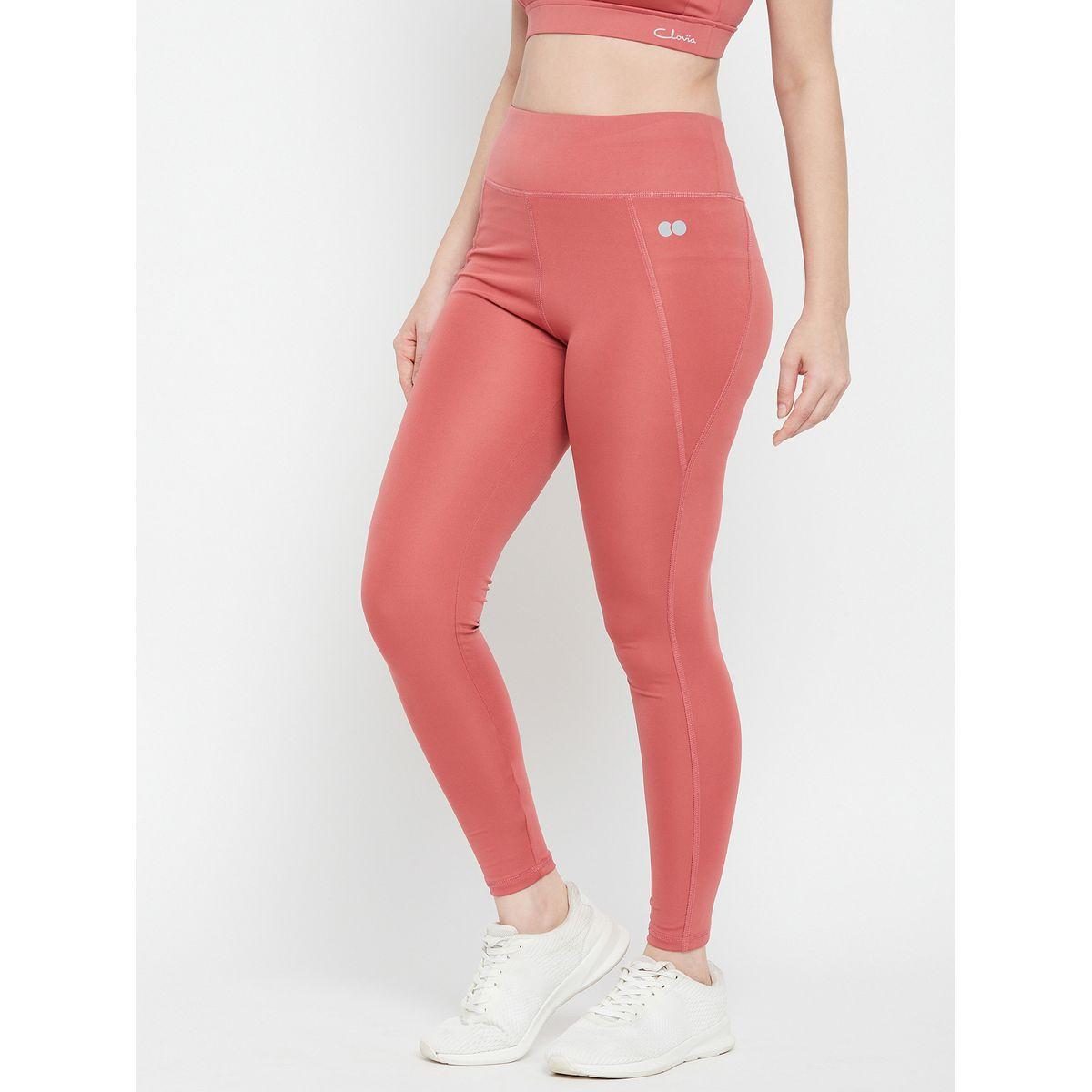 بنطال رياضي بخصر عالي وجيب جانبي كلوفيا × ستايلي-women-clothing-sportswearandactivewear-bottoms-image-4