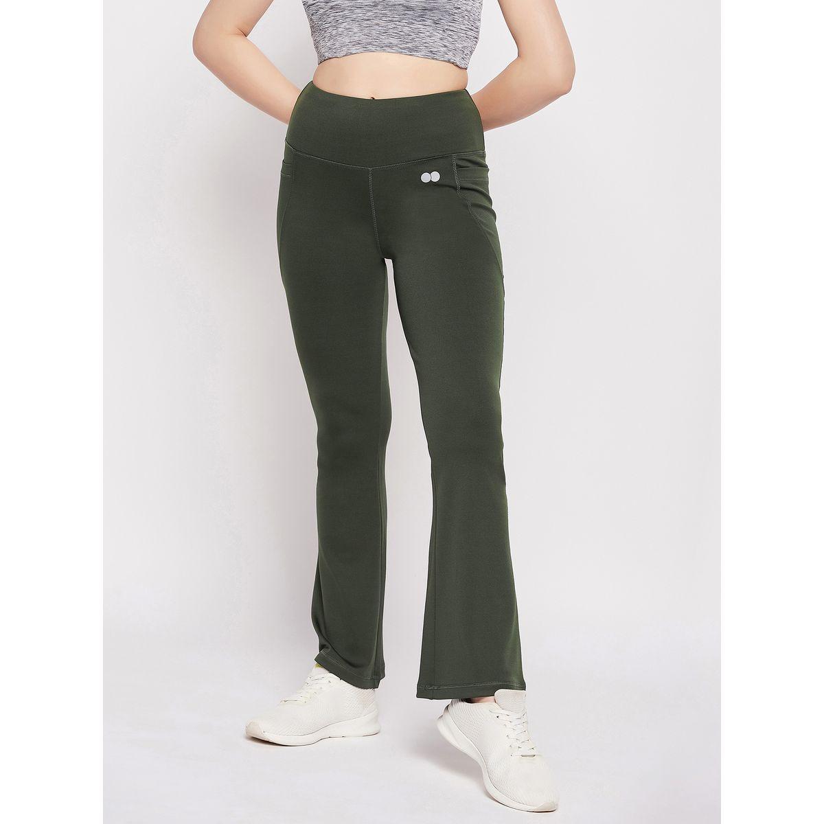 Clovia X Styli  Comfort Fit High Rise Flared Yoga Pants-women-clothing-sportswearandactivewear-bottoms-image-3