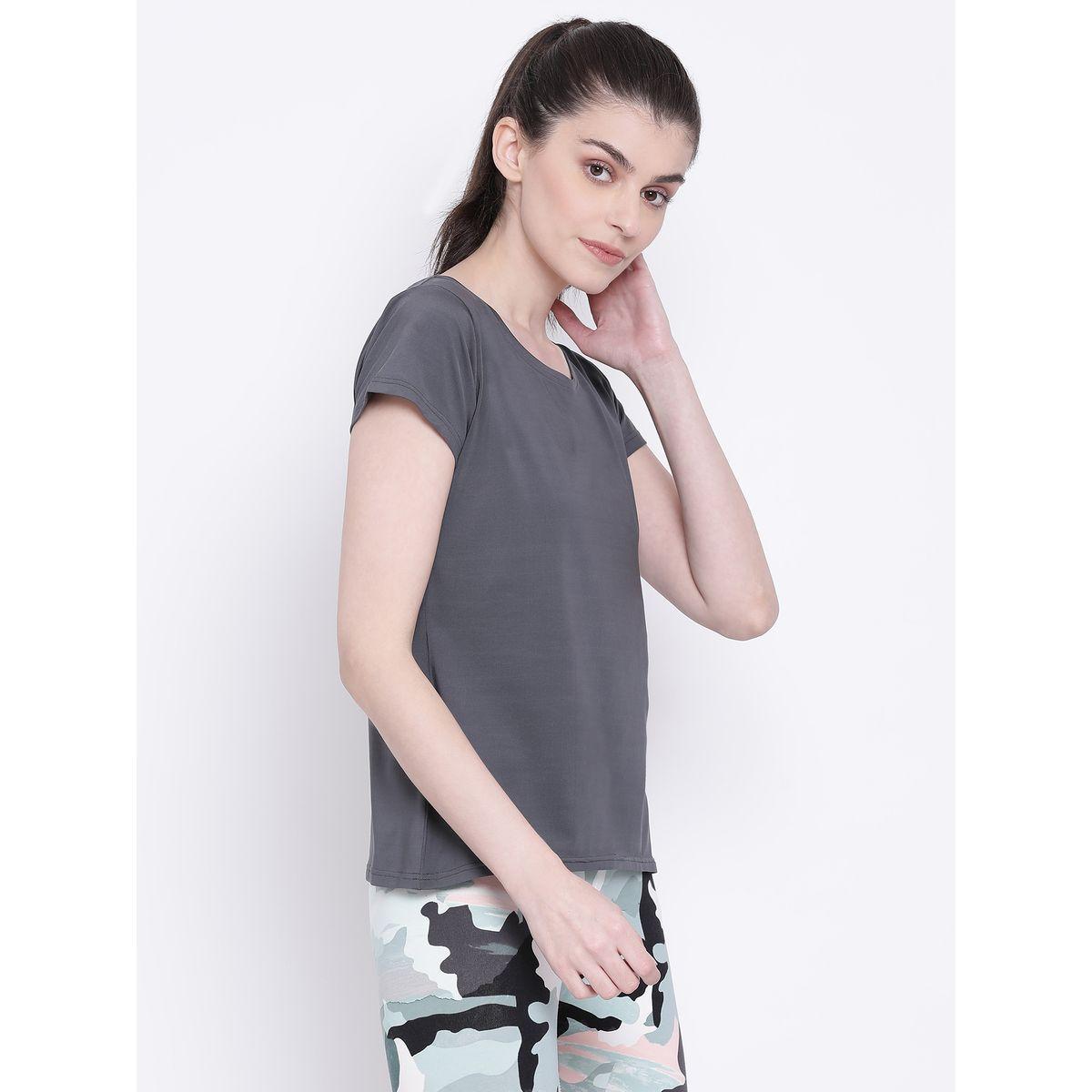 Clovia X Styli  Solid Scoop Neck Active T-Shirt-women-clothing-sportswearandactivewear-tshirtsandvests-image-4
