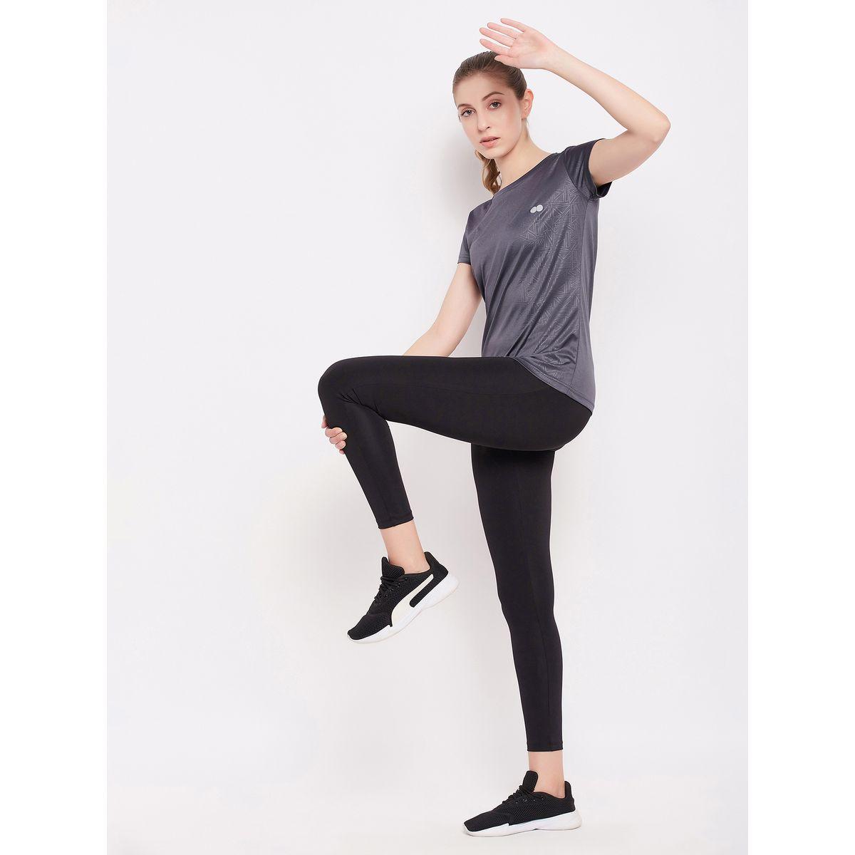Clovia X Styli  Comfort Fit Geometric Print Active T-Shirt-women-clothing-sportswearandactivewear-tshirtsandvests-image-1
