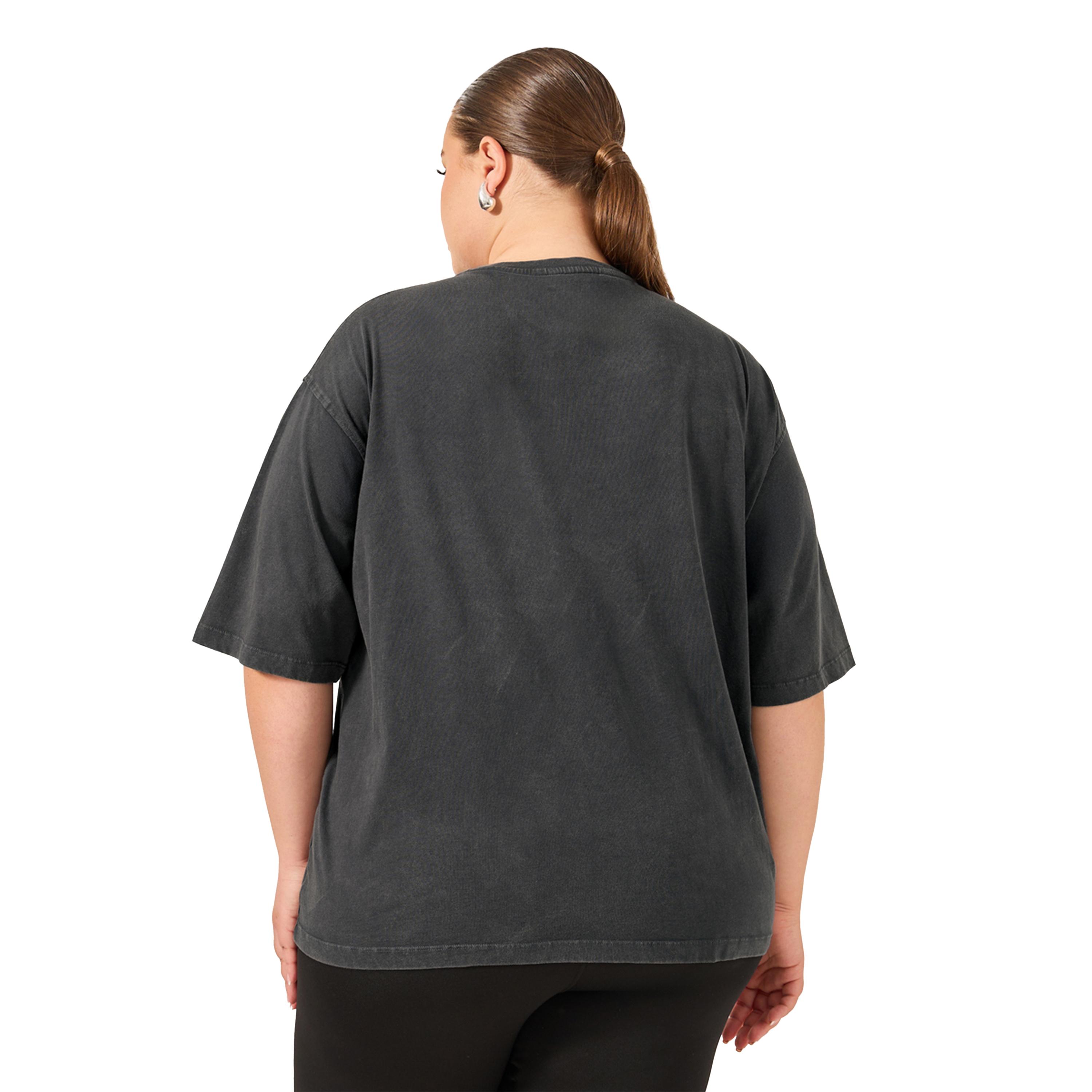 Styli Plus Size Acid Washed Ruffled Oversized T-Shirt-women-clothing-tshirts-image-4