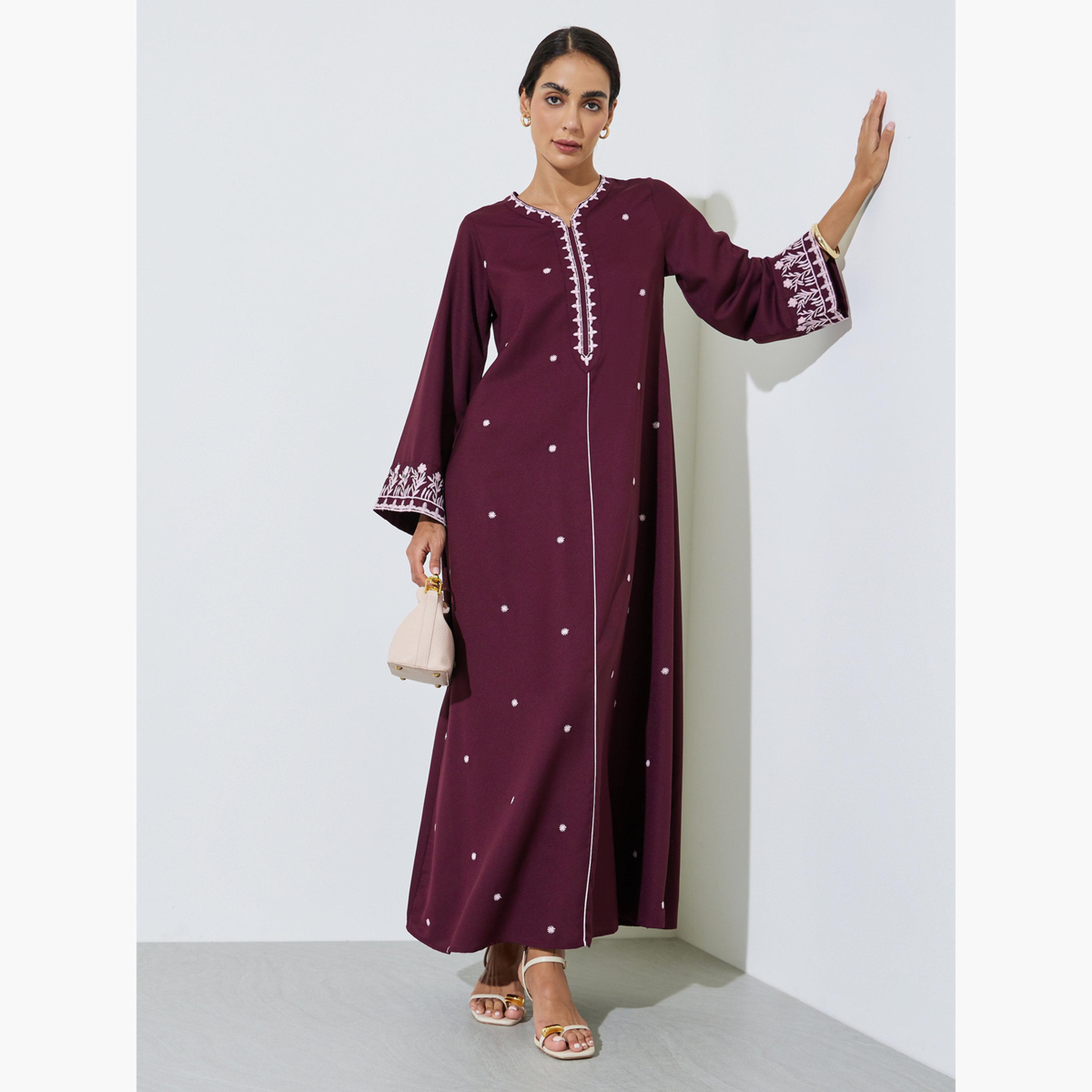 جلابية مطرزة-women-arabicclothing-jalabiyas-image-1