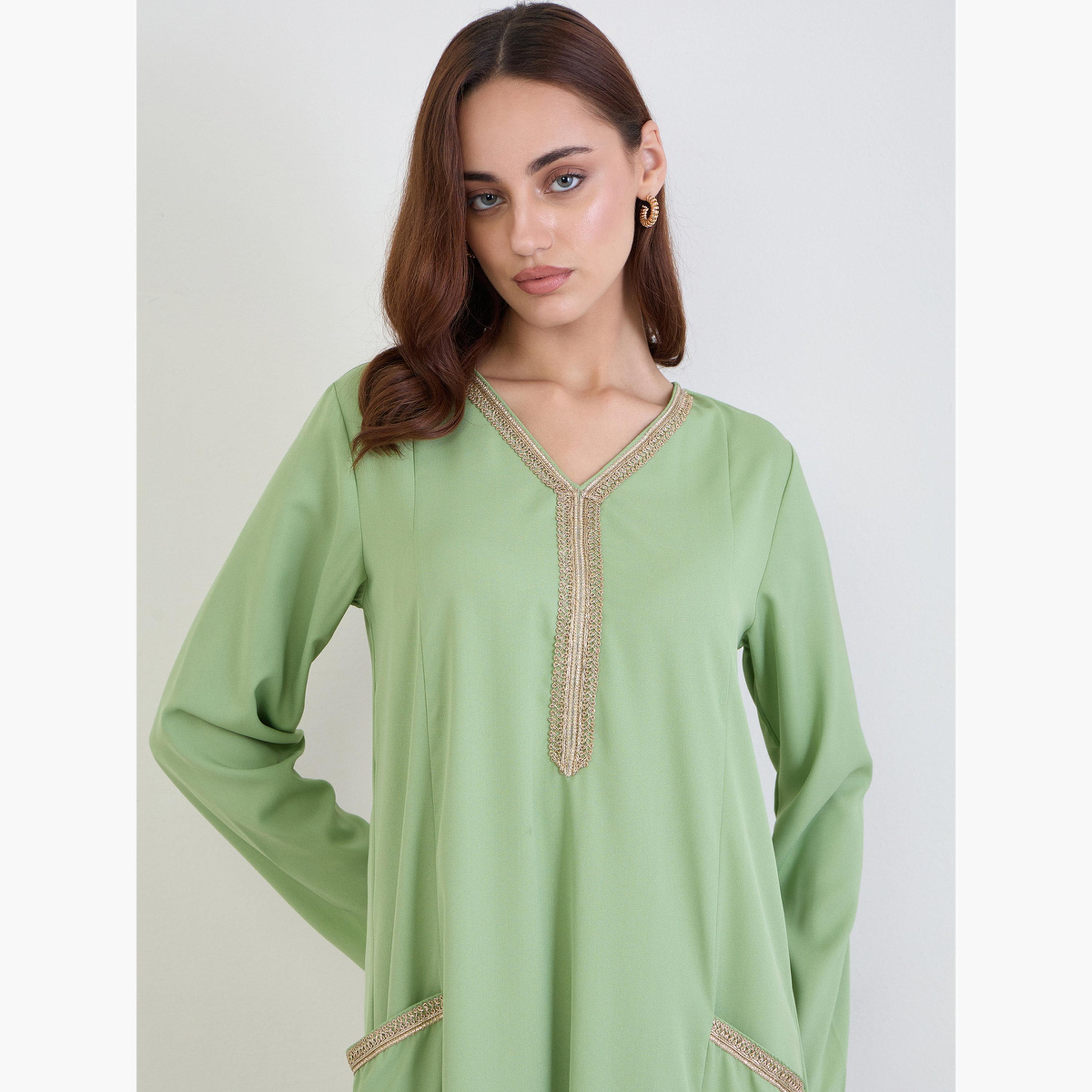 جلابية بجيوب بقصة واسعة-women-arabicclothing-jalabiyas-image-3