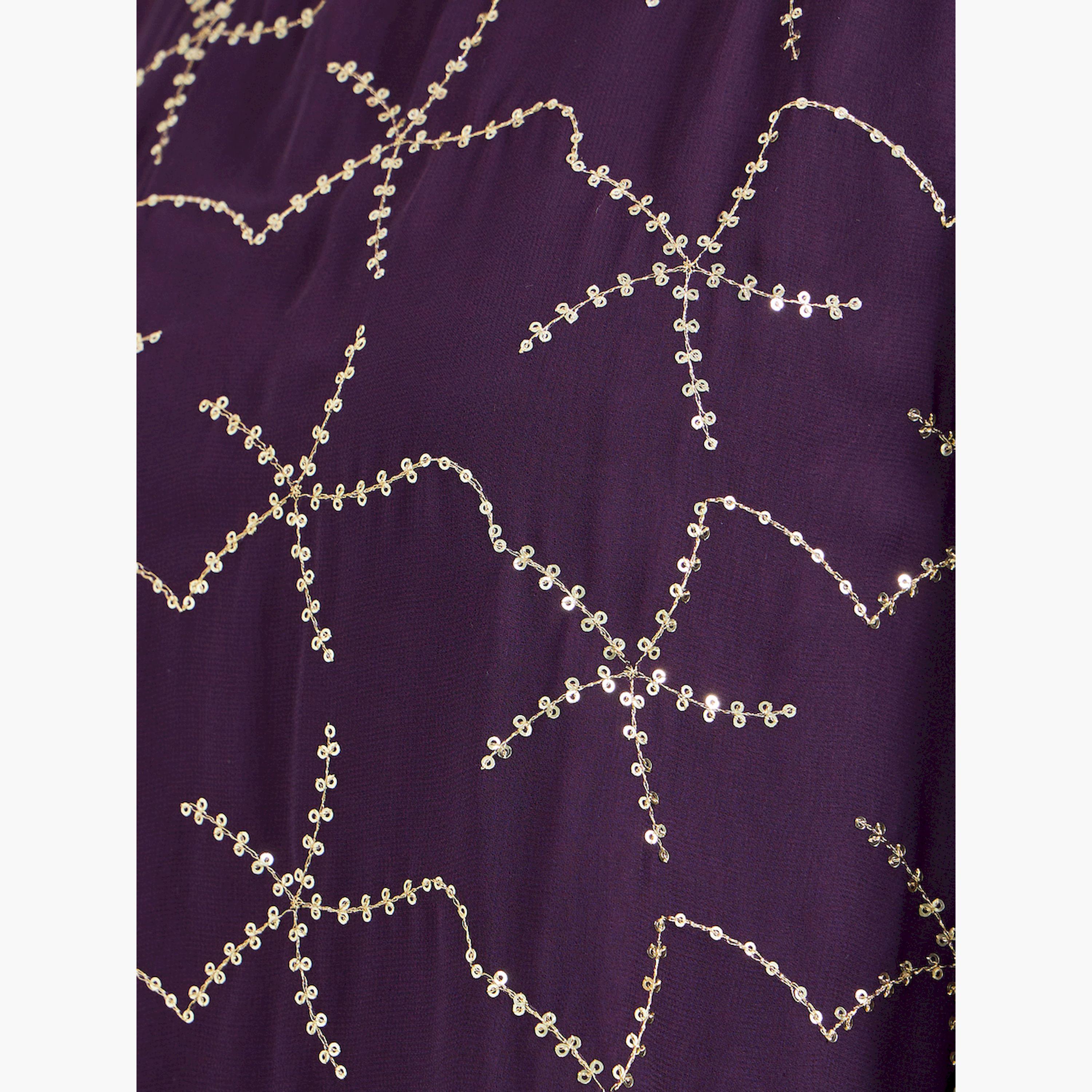 Styli Embroidered Sequined Round Neck Jalabiya-women-arabicclothing-jalabiyas-image-5