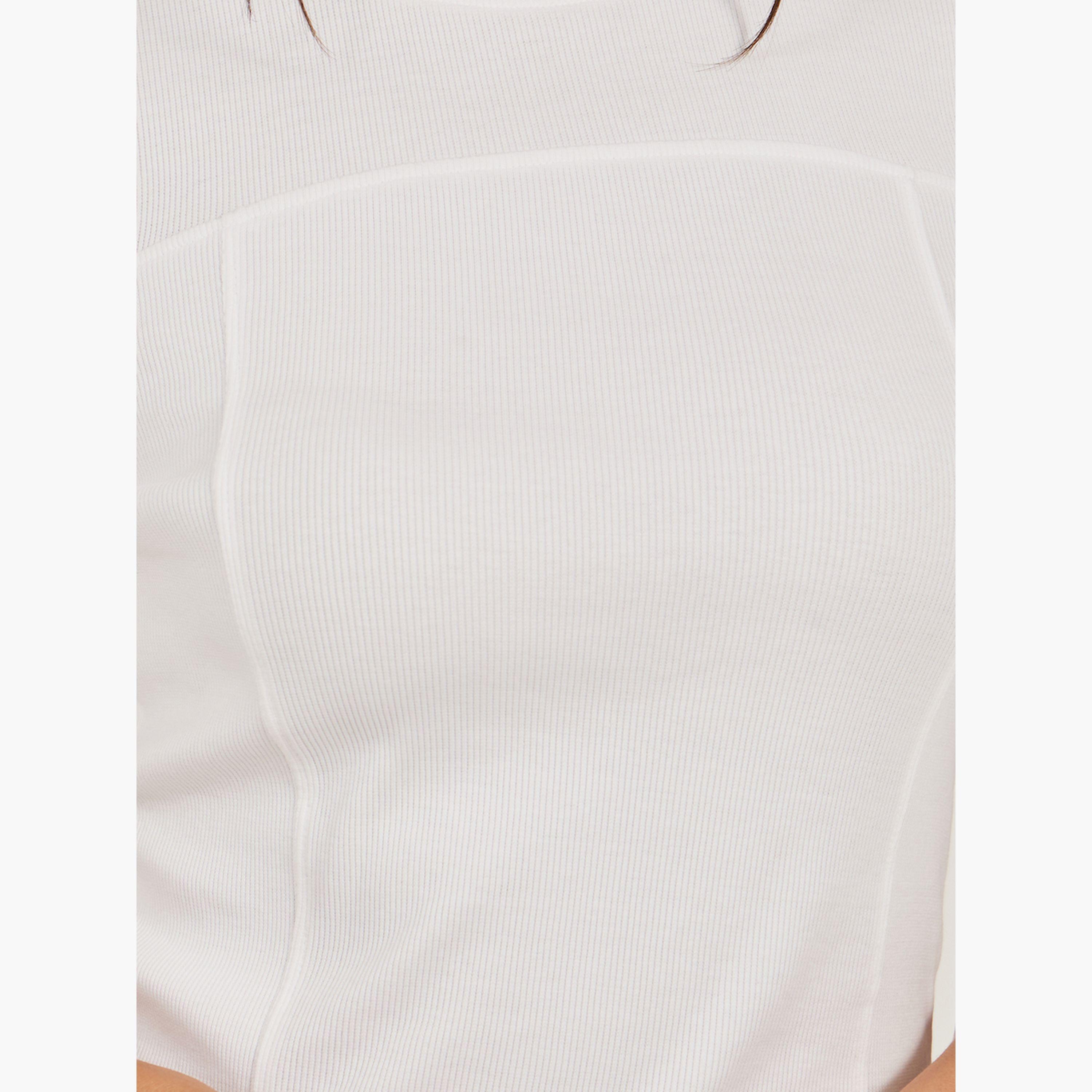 ستايلي - تي شيرت مضلع رقبة مستديرة-women-clothing-tshirts-image-4