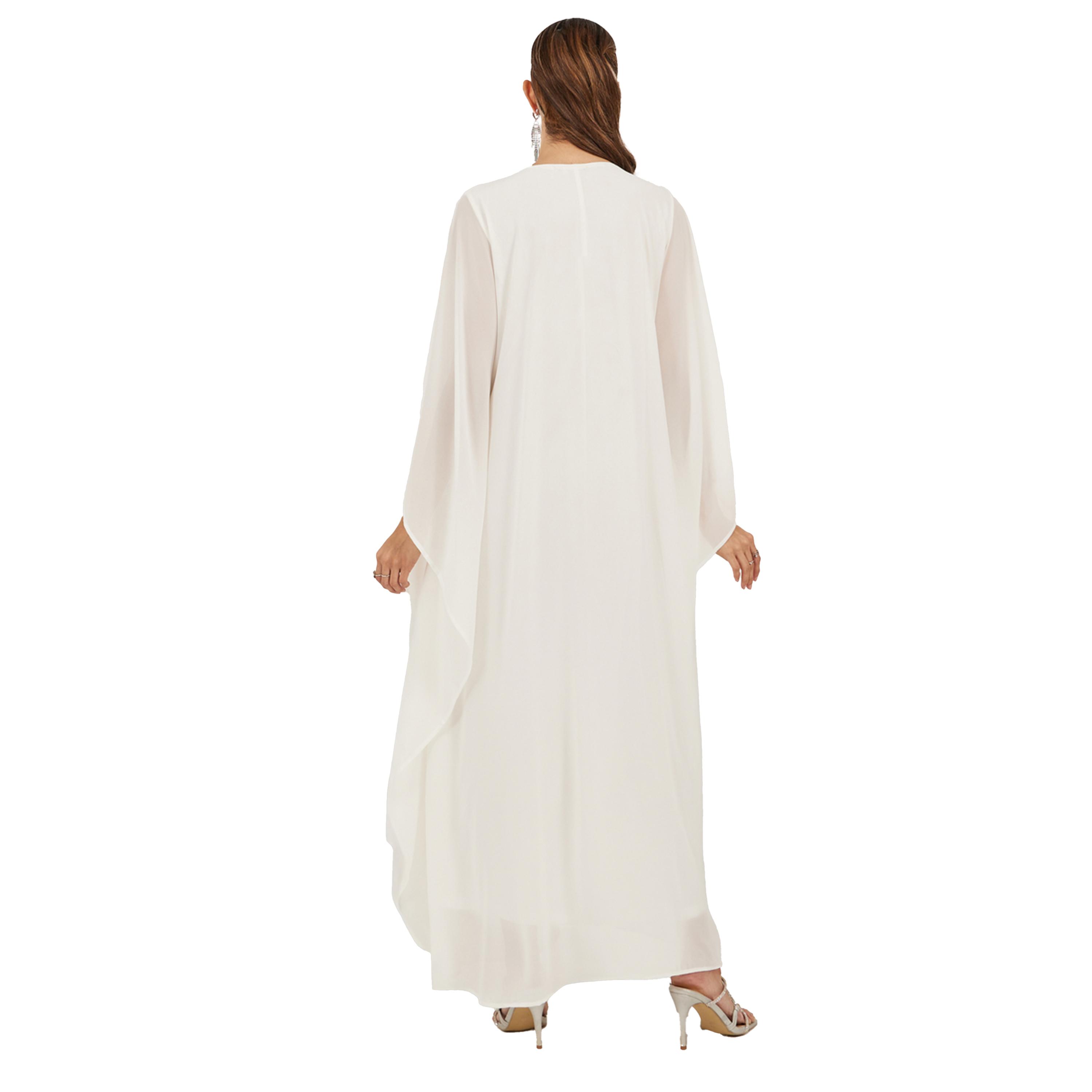 ستايلي - قفطان مزين في المقدمة بياقة V-women-arabicclothing-kaftan-image-5