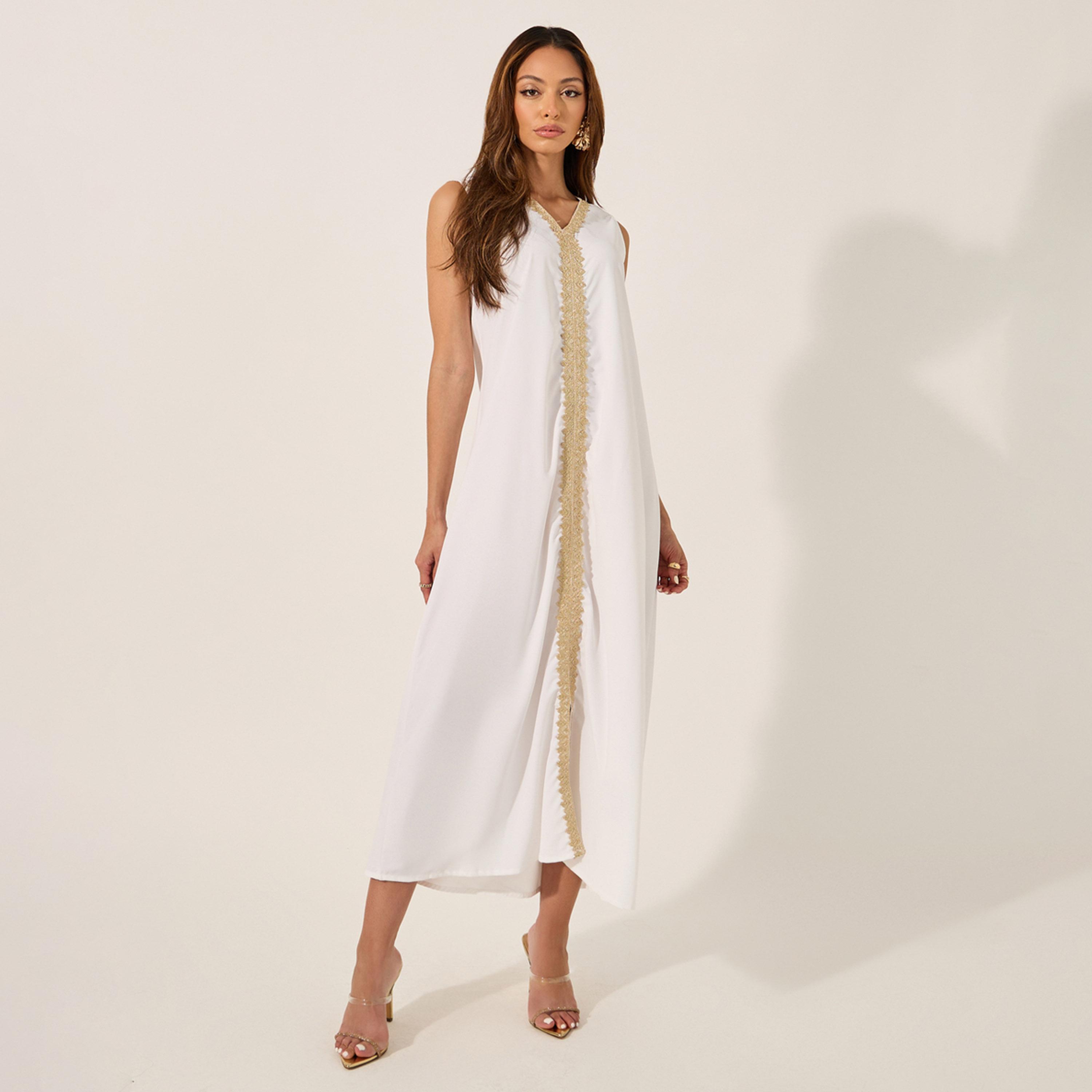 أميرة x ستايلي قفطان بتداخلات شبكية وتفاصيل دانتيل-women-arabicclothing-kaftan-image-6