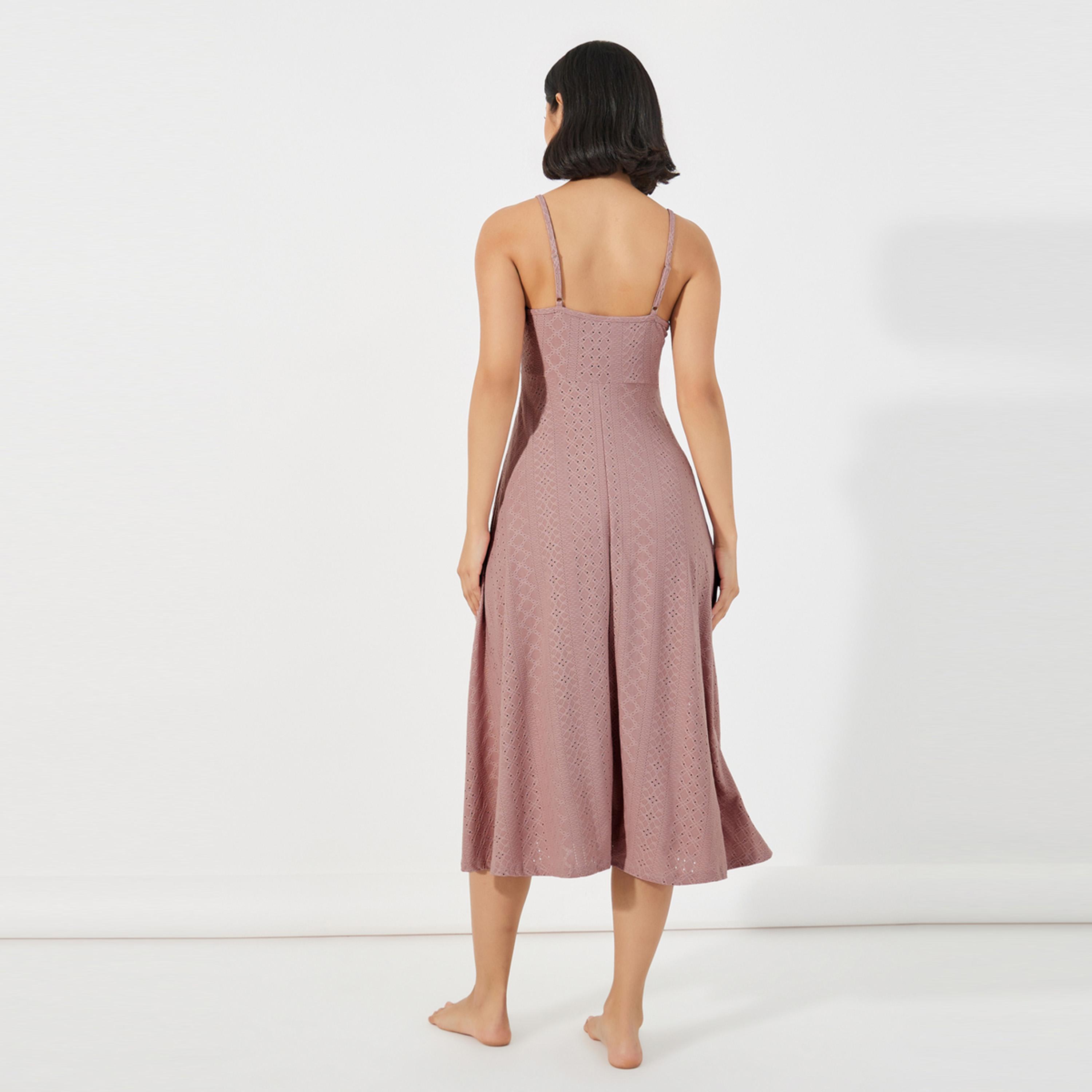 Styli Unwind Jersey Schiffli Slip Dress-women-clothing-nightwear-nighties-image-4