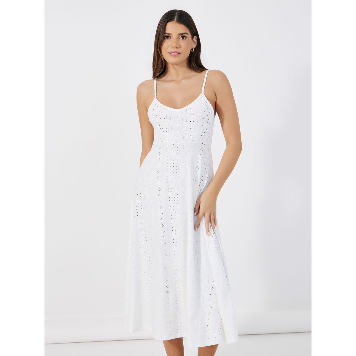 Styli Jersey Schiffli Slip Dress-women-clothing-nightwear-nighties-image-2