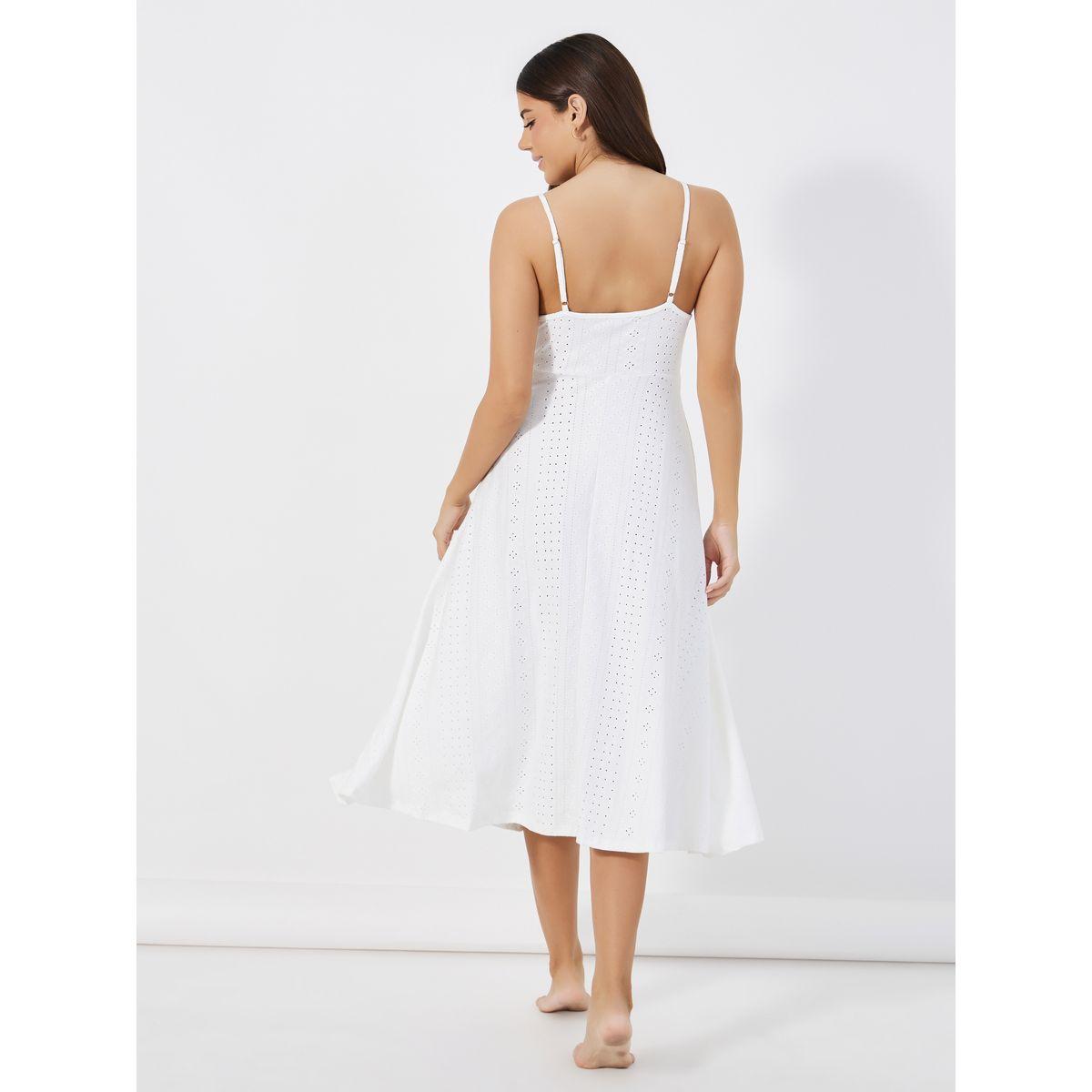 Styli Jersey Schiffli Slip Dress-women-clothing-nightwear-nighties-image-4