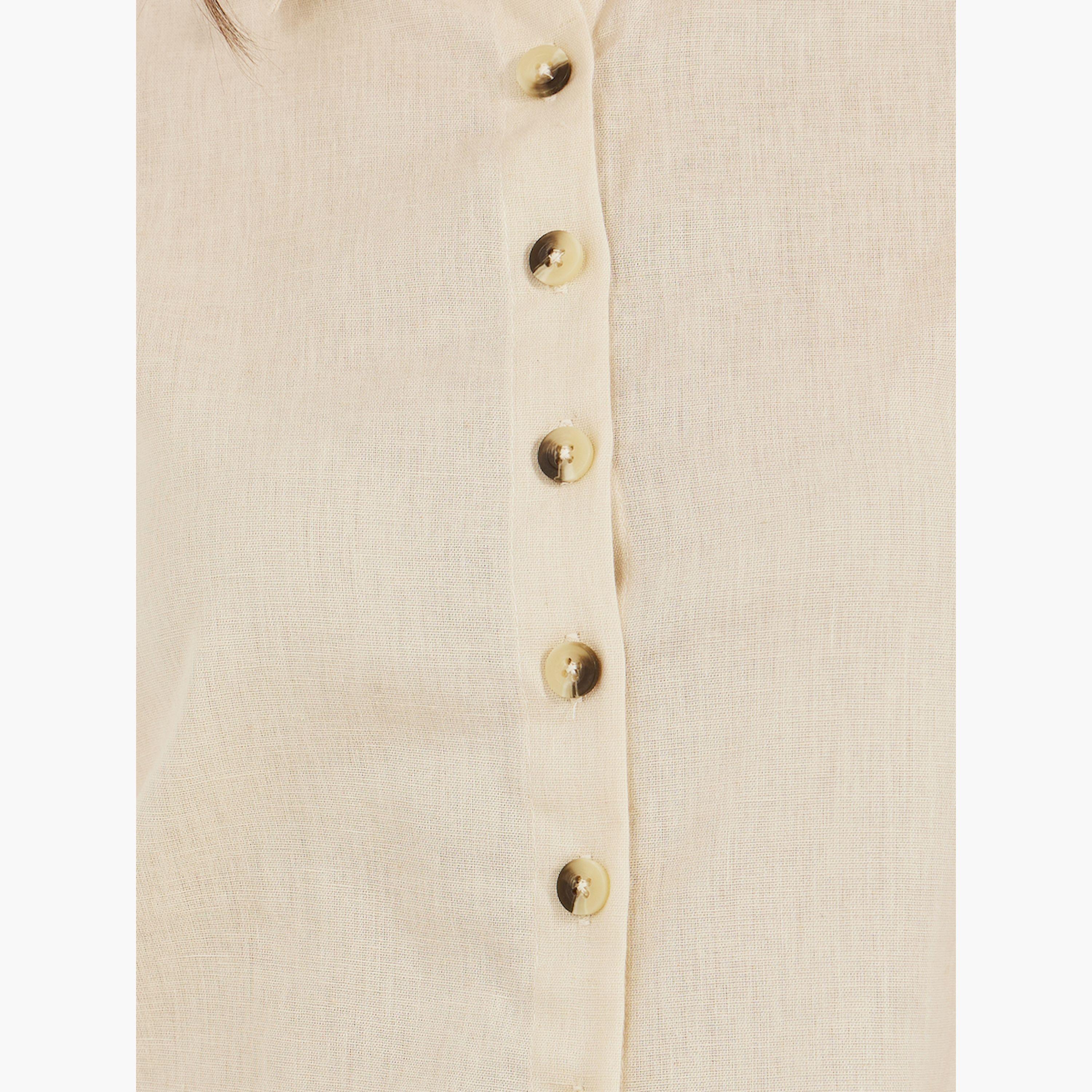 ستايلي - قميص سادة بقصة مربعة وكتف منسدل-women-clothing-shirtsandblouses-shirts-image-4