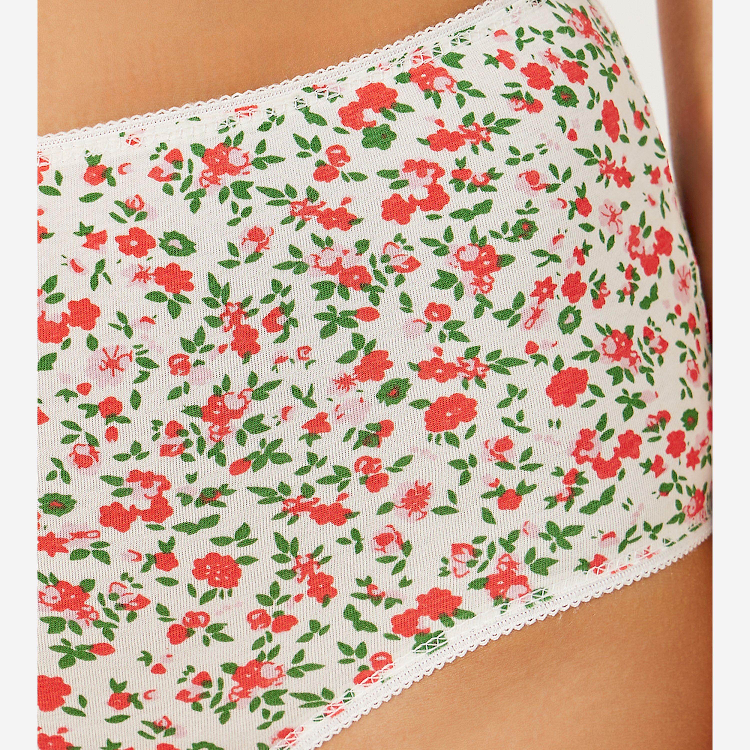 ستايلي - مجموعة من الملابس الداخلية القطنية الكاملة - 5 قطع-women-clothing-lingerie-panties-image-4