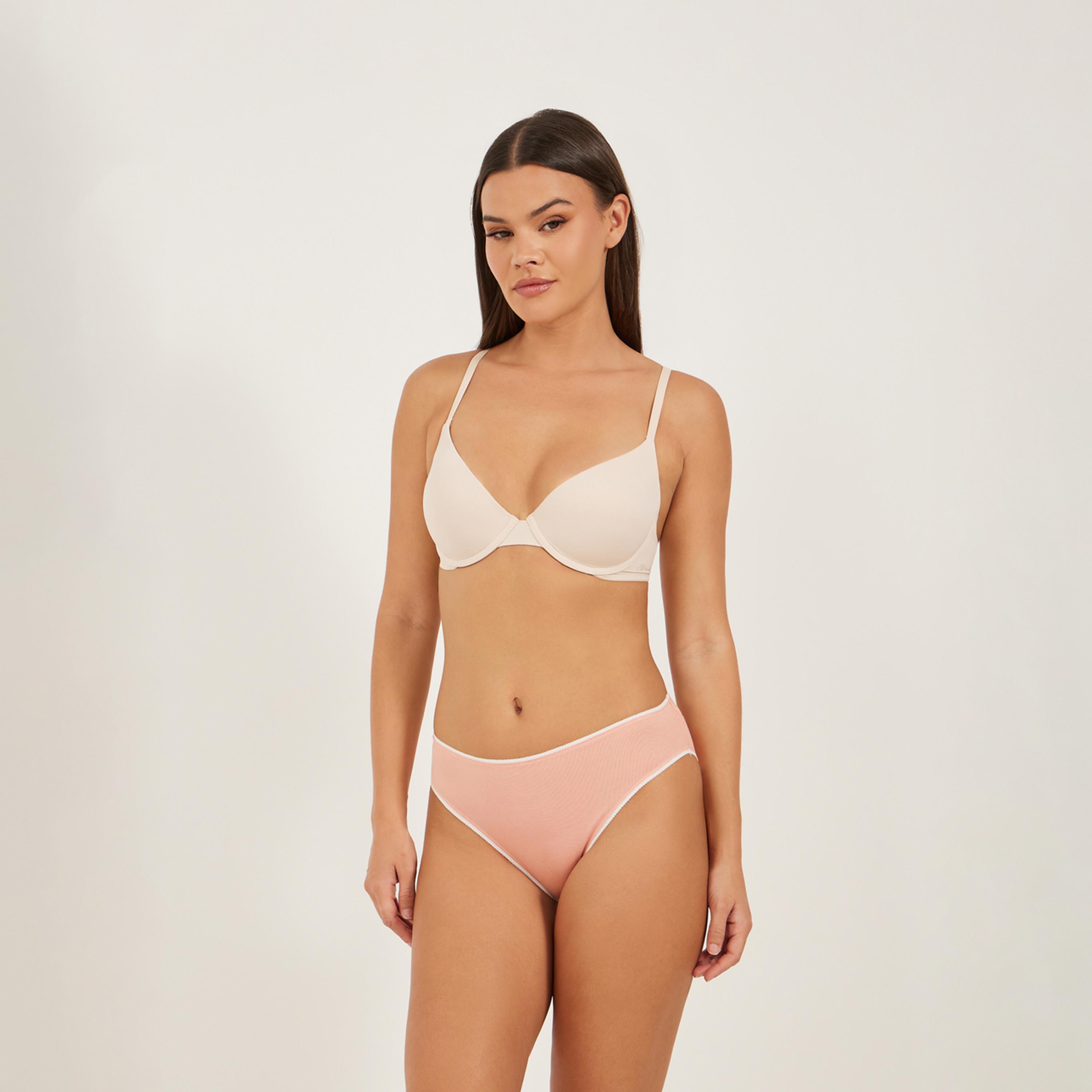 ستايلي - مجموعة من 5 قطع - سراويل داخلية متنوعة بفتحة ساق عالية-women-clothing-lingerie-panties-image-2