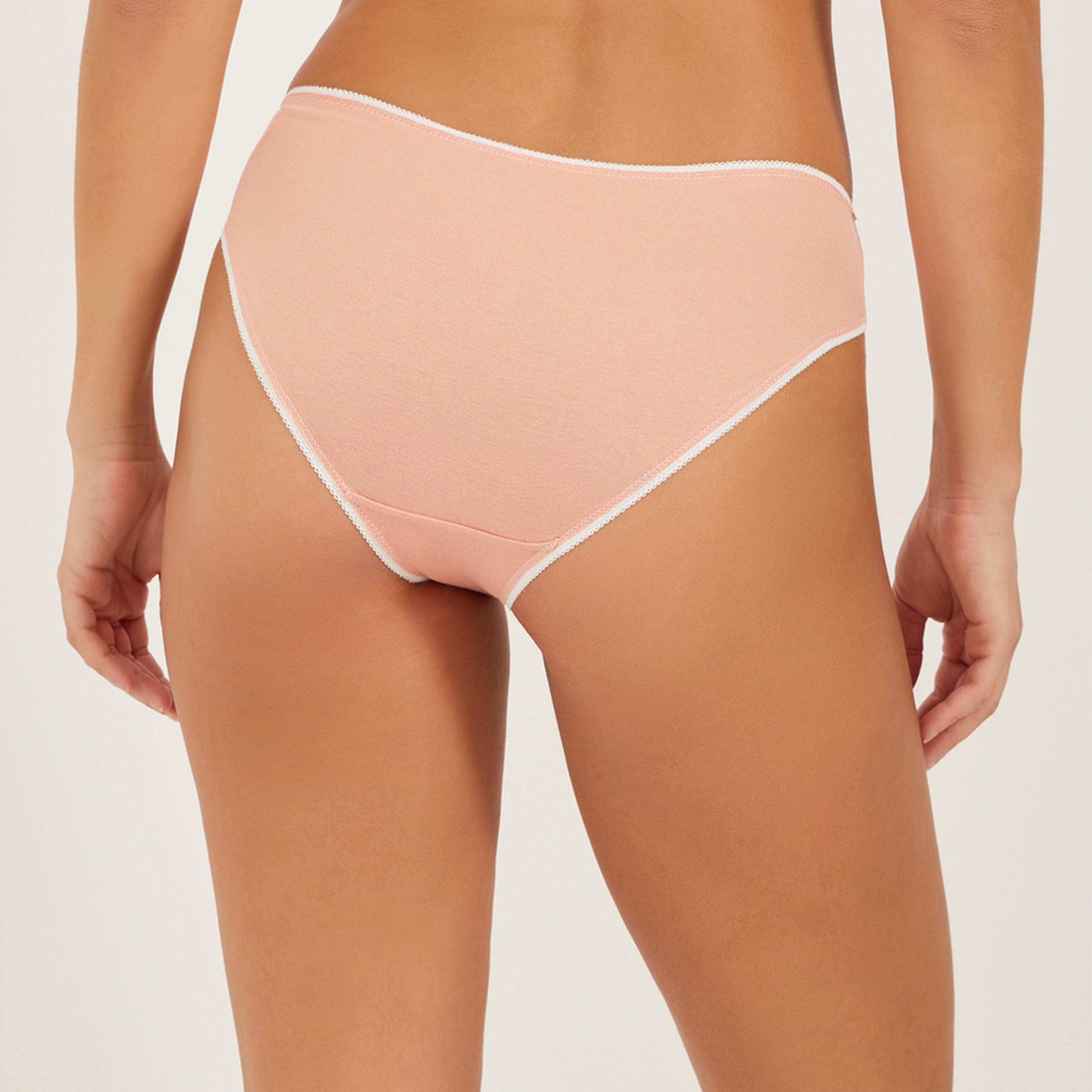 ستايلي - مجموعة من 5 قطع - سراويل داخلية متنوعة بفتحة ساق عالية-women-clothing-lingerie-panties-image-5