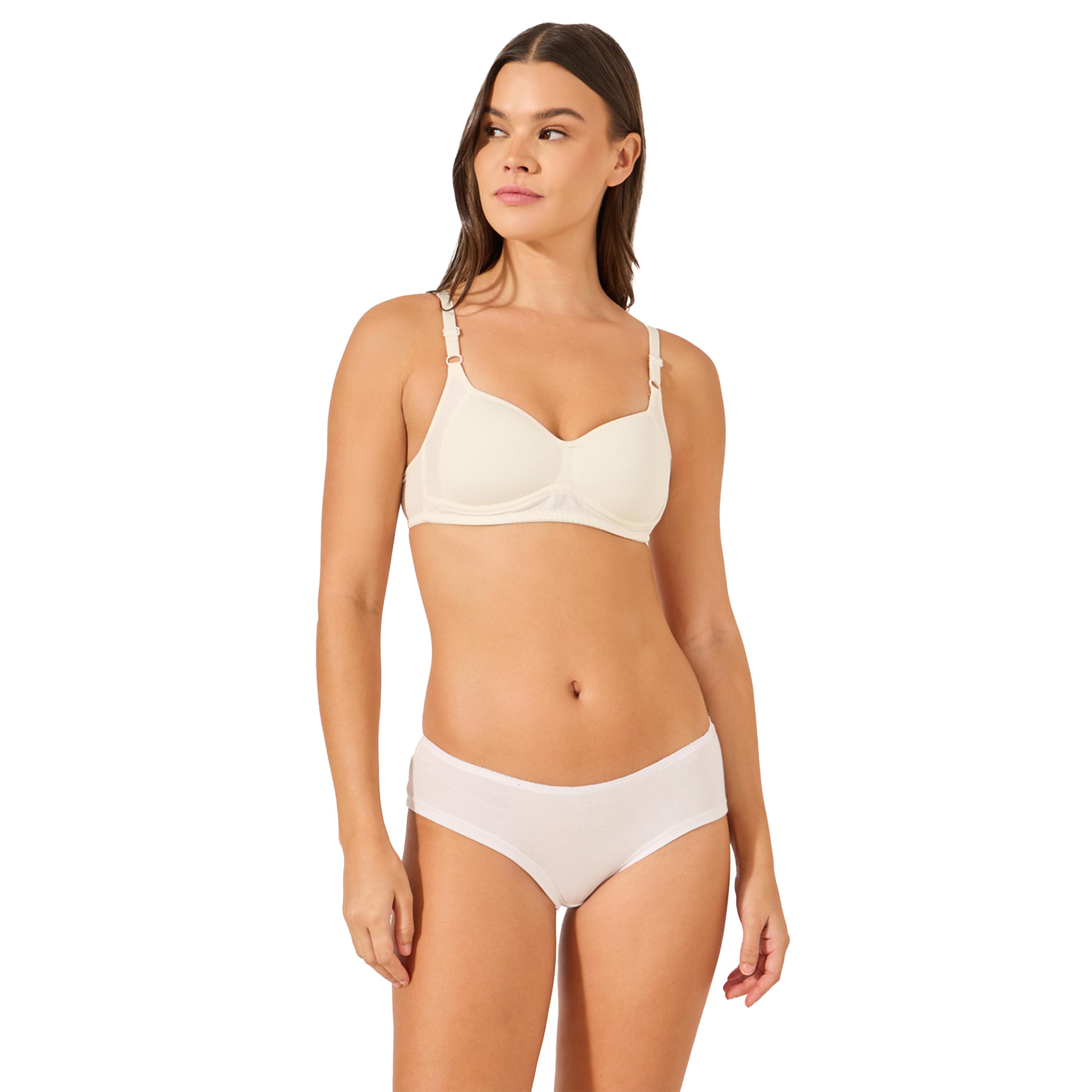 Styli Pack of 5 - Solid Elastic Waist Short Briefs-women-clothing-lingerie-panties-image-4