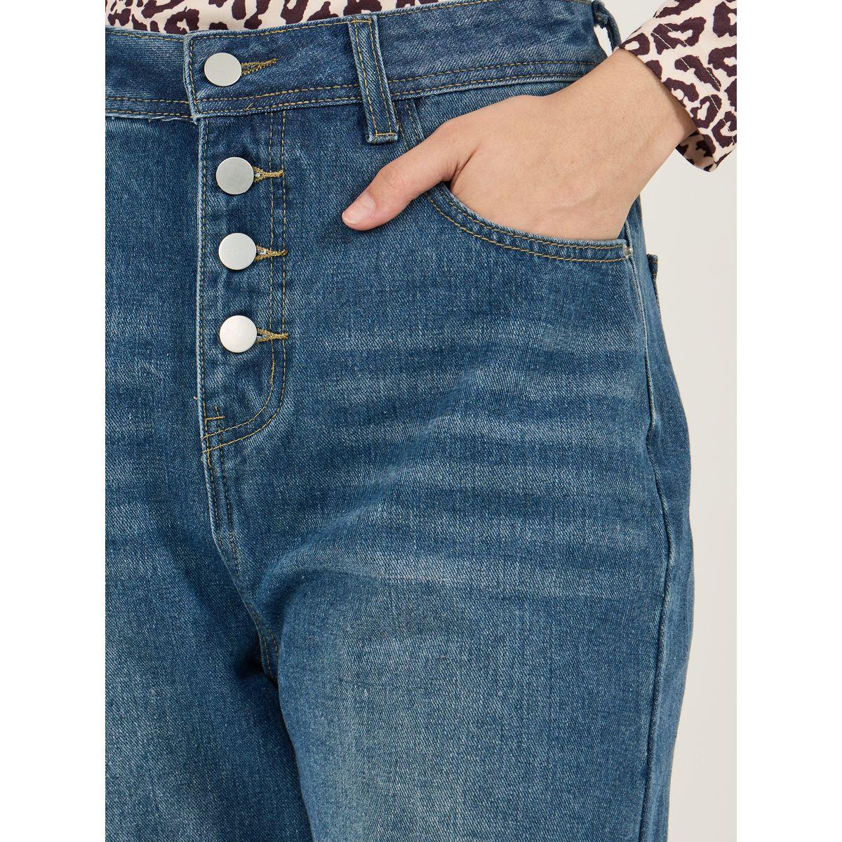 جينز بأرجل مستقيمة وخصر متوسط-women-clothing-bottoms-jeans-image-3