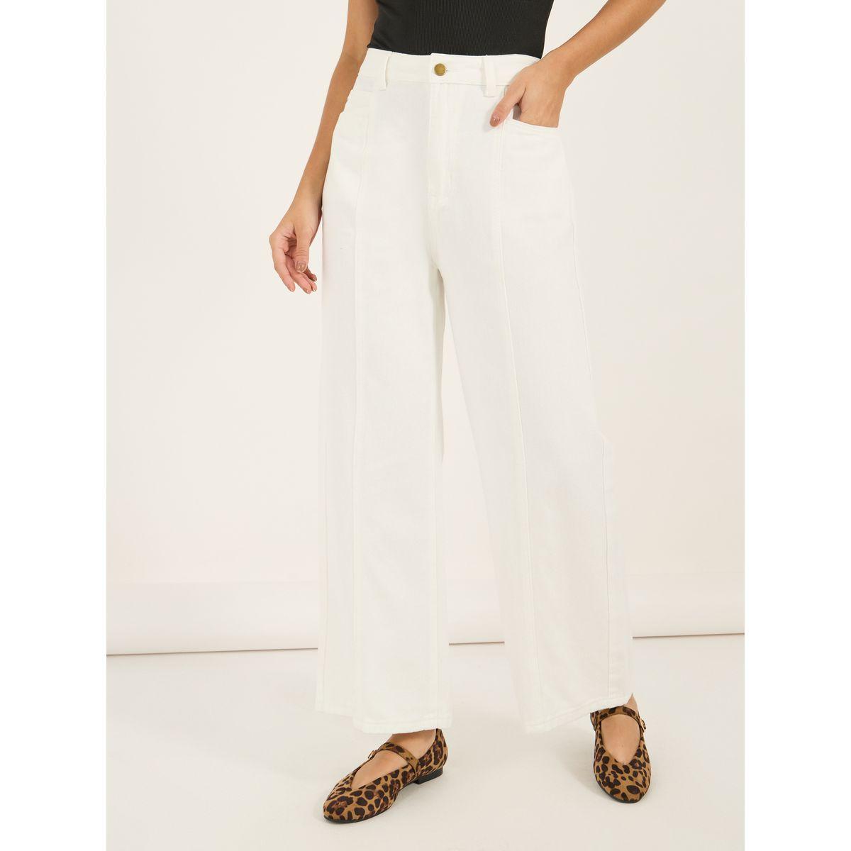 جينز بخصر عالي وأرجل واسعة-women-clothing-bottoms-jeans-image-2