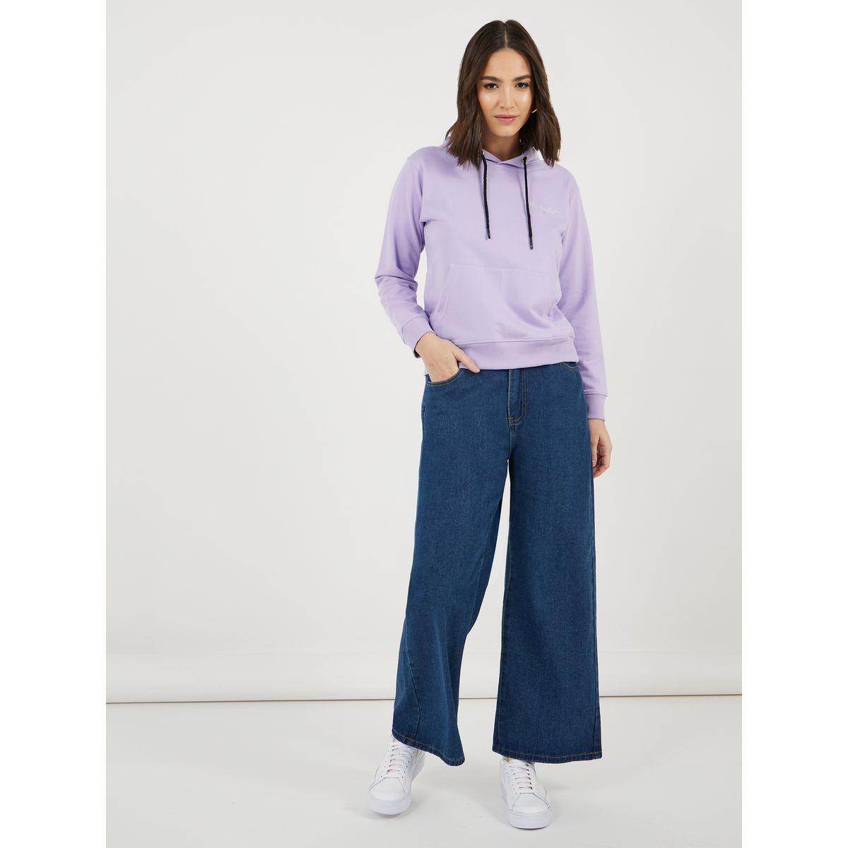 جينز بقصة سلوشي وخصر متوسط-women-clothing-bottoms-jeans-image-1