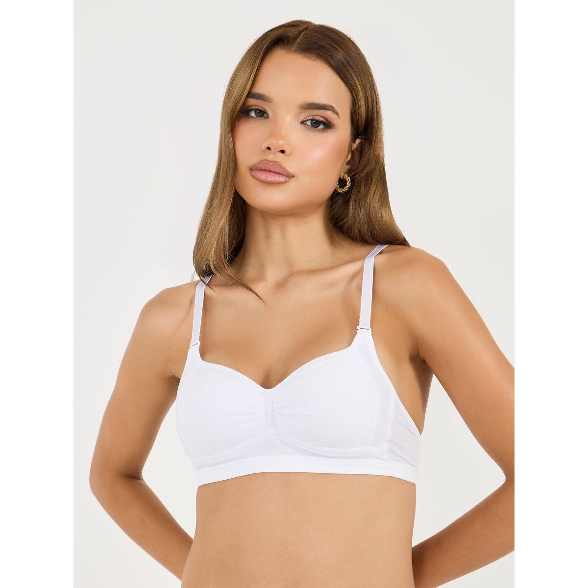 Styli Pack of 2 - Padded Non Wired Comfort T-Shirt Bra-women-clothing-lingerie-bras-image-2