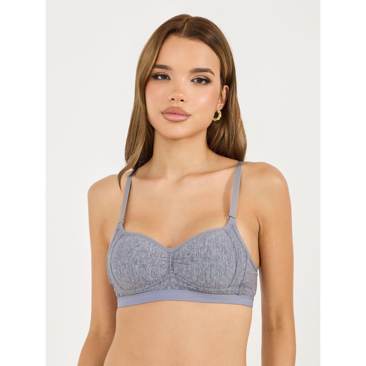 Styli Pack of 2 - Padded Non Wired Comfort T-Shirt Bra-women-clothing-lingerie-bras-image-7