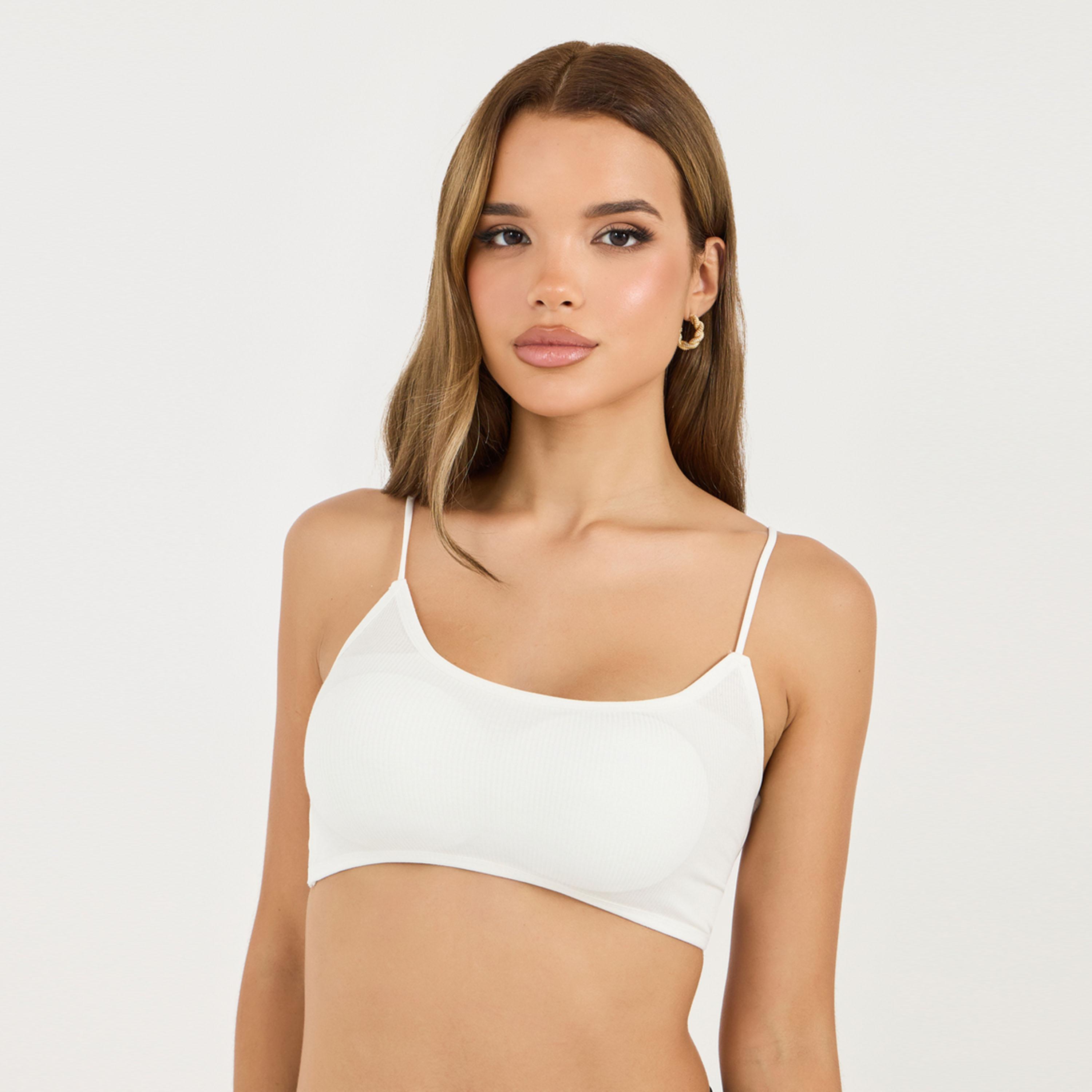 Styli Pack of 3 - Padded Non Wired Criss Cross Back Strap Crop Top-women-clothing-lingerie-bras-image-6