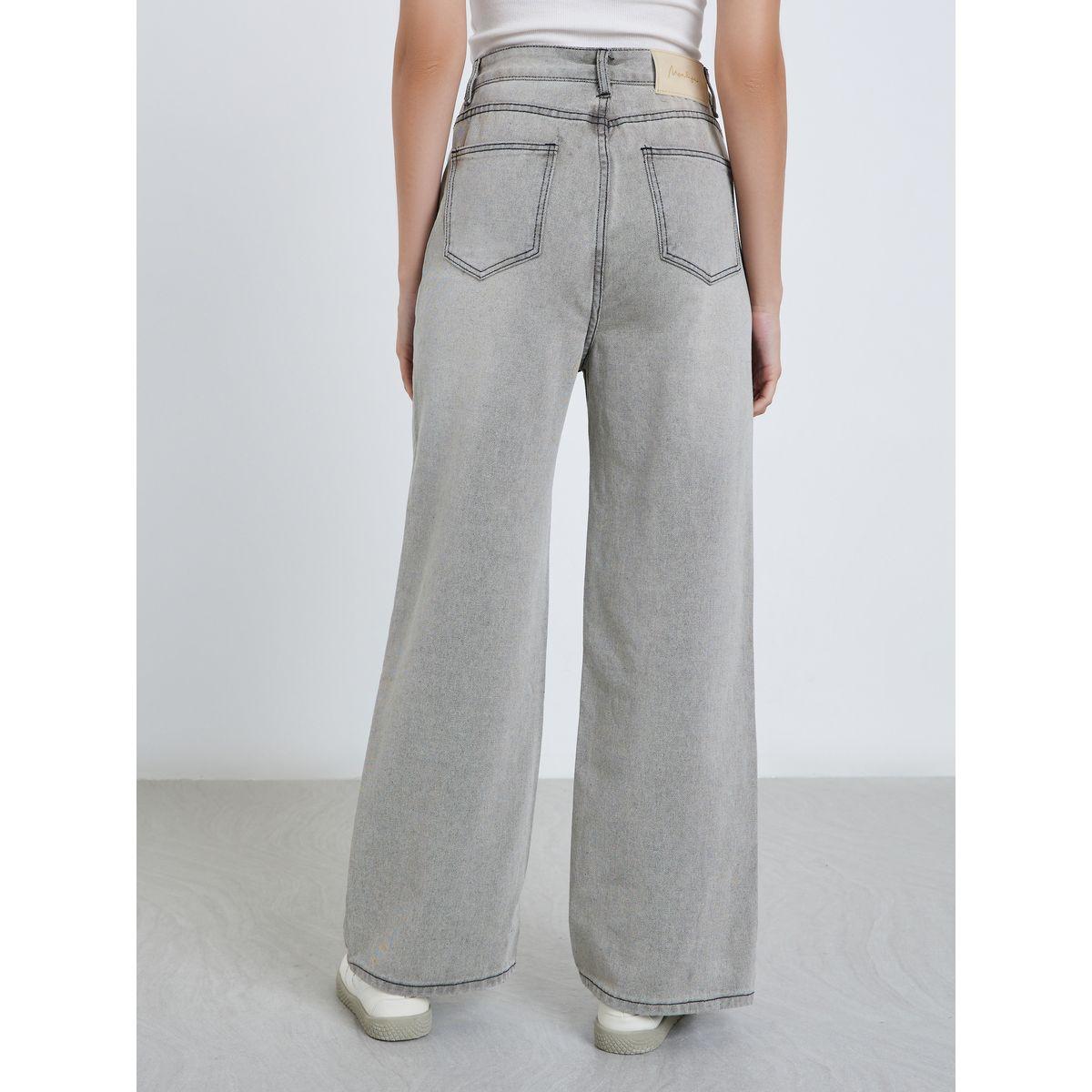 Styli High Rise Straight Fit Faded Jeans-women-clothing-bottoms-jeans-image-4