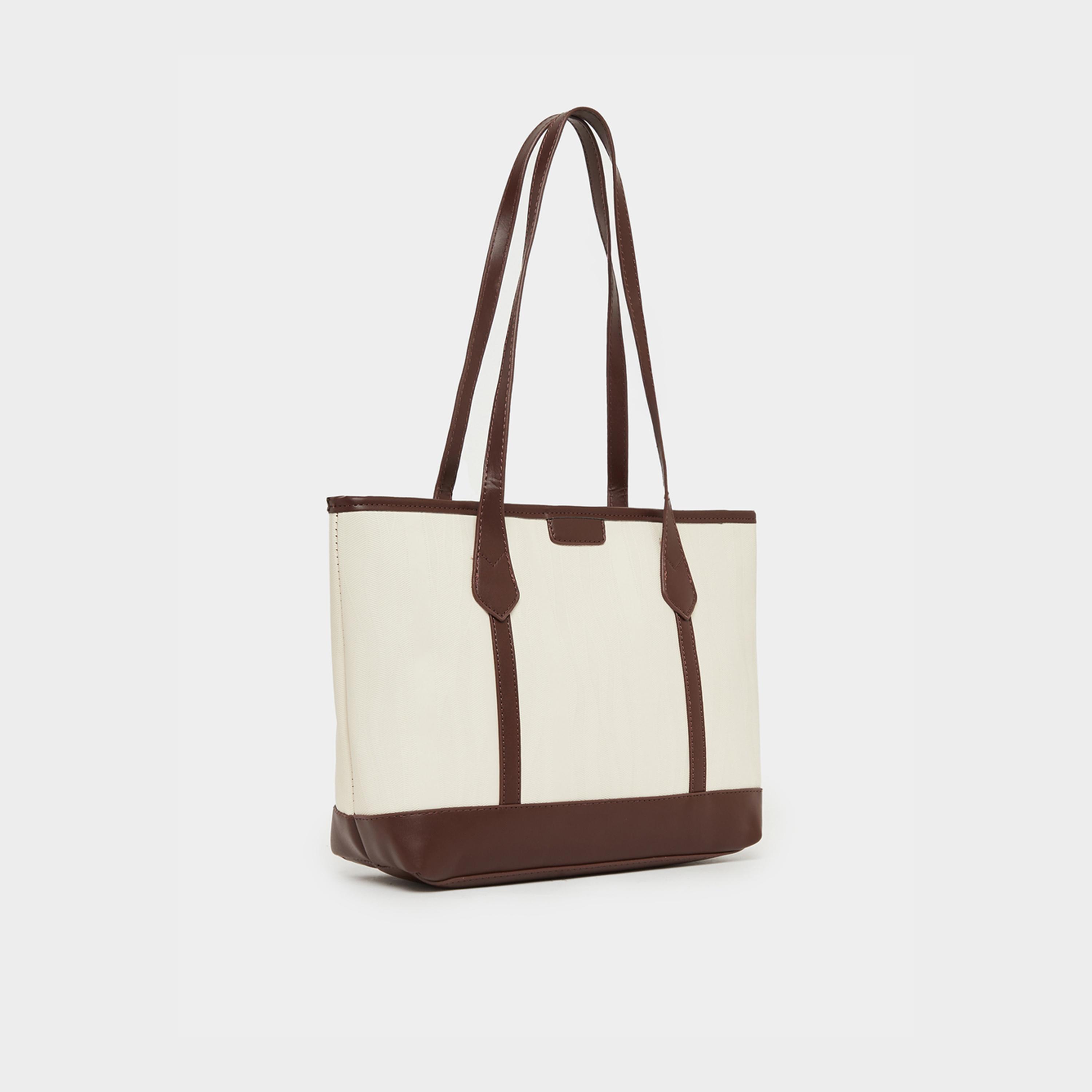 ستايلي - حقيبة كتف ثنائية اللون مع سحاب للإغلاق-women-bagsandwallets-handbags-image-1
