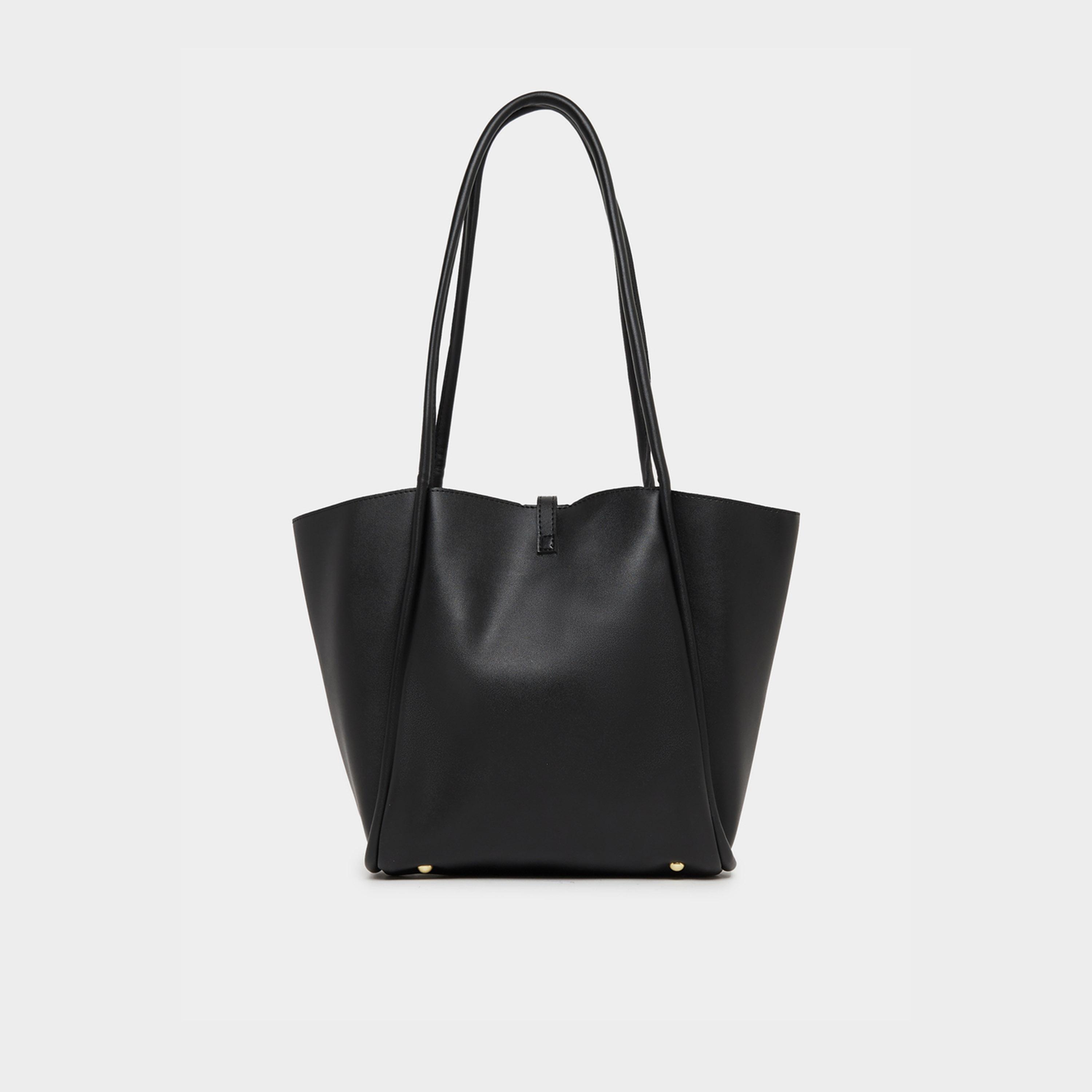 ستايلي - حقيبة كتف ذهبية بمقبض مزدوج مع حافظة-women-bagsandwallets-handbags-image-2