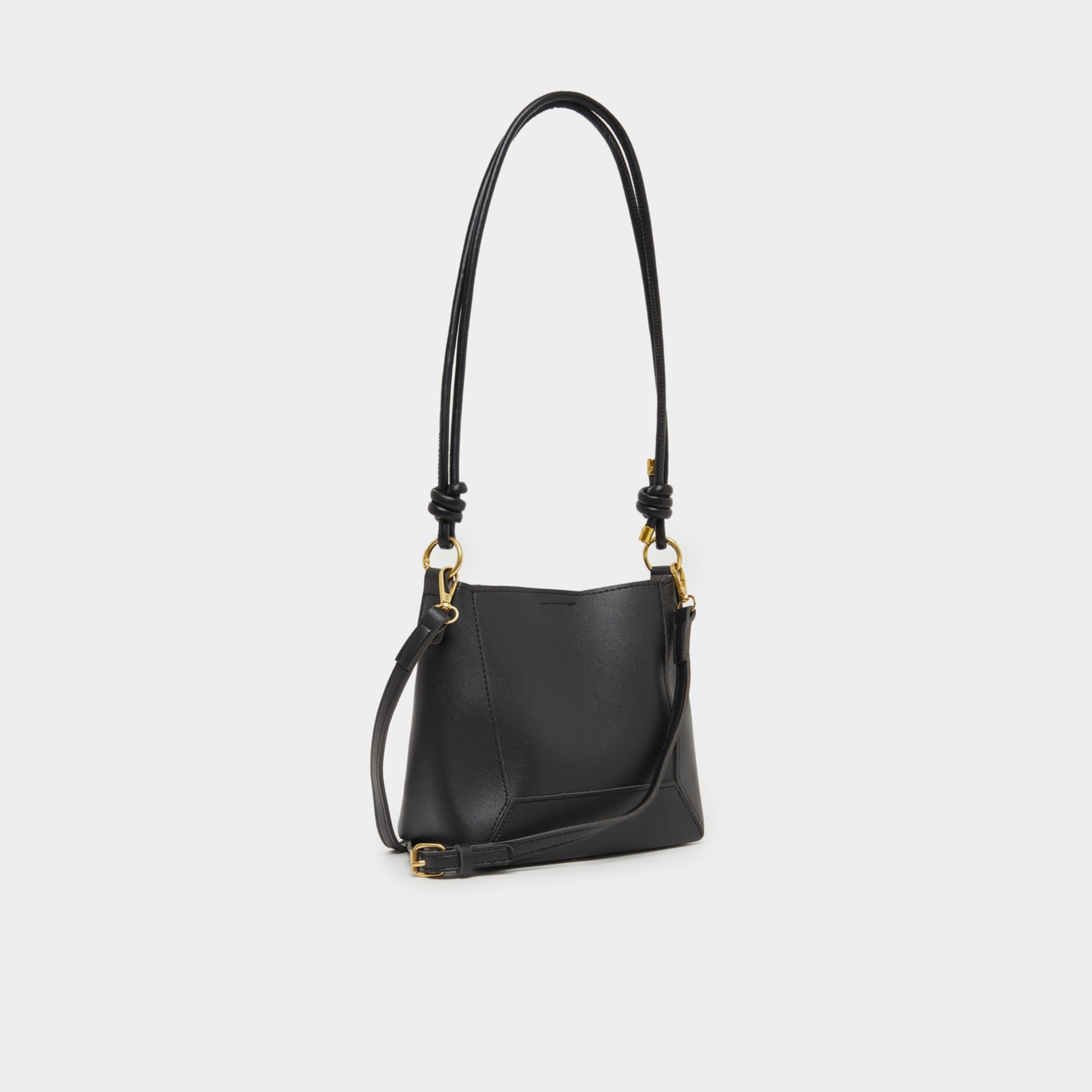 Styli Solid Shoulder Bag with Adjustable Strap-women-bagsandwallets-handbags-image-5
