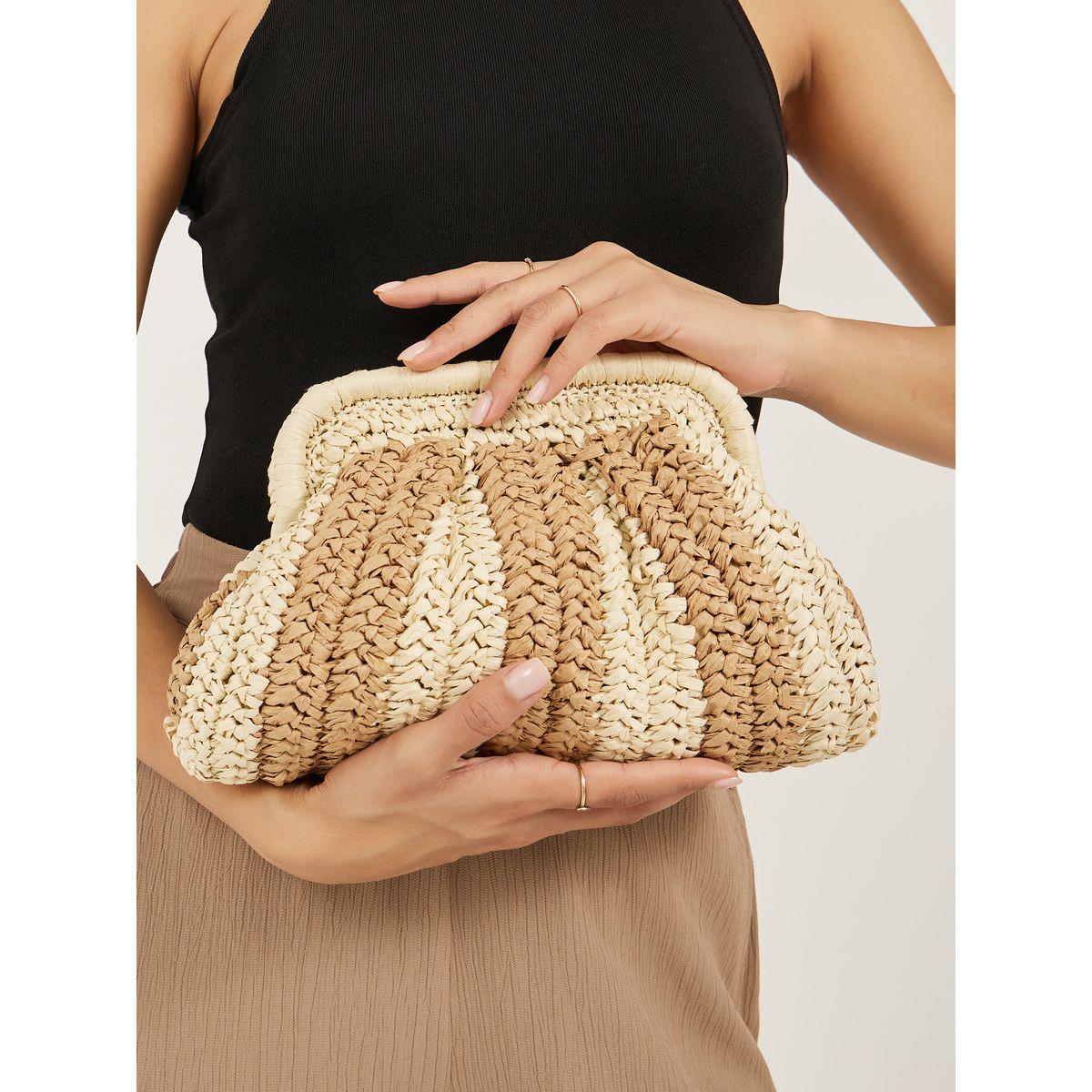 شنطة كلاتش بلا يد مع حمالة بنمط سلسلة-women-bagsandwallets-handbags-image-3