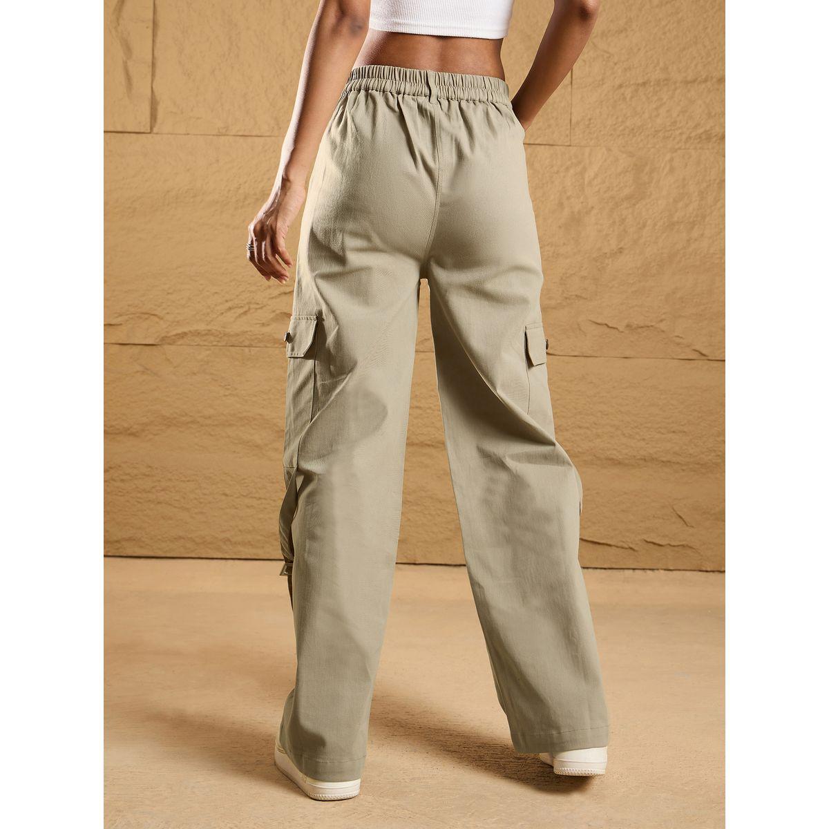 Sassafras X Styli  Pocket Loop Detail Cargo Pants-women-clothing-bottoms-trousers-image-5