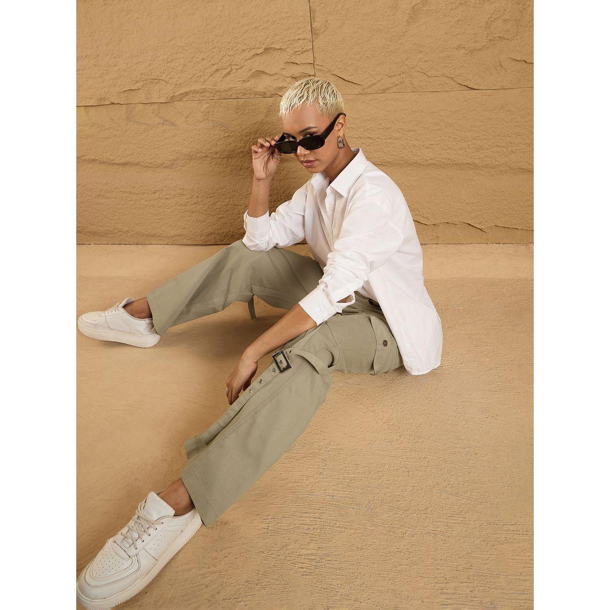 Sassafras X Styli  Pocket Loop Detail Cargo Pants-women-clothing-bottoms-trousers-image-6