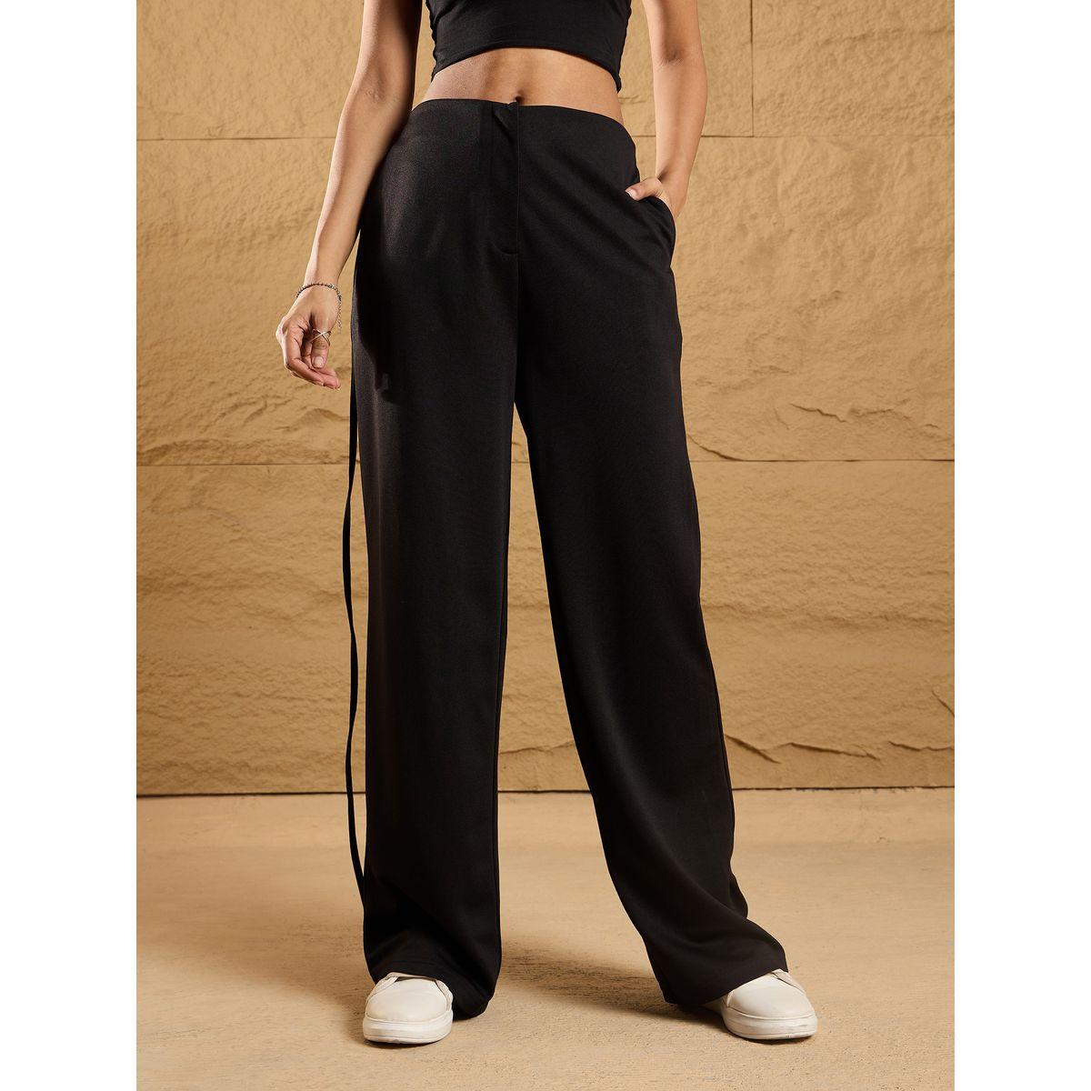 Sassafras X Styli  Tie-Up Waistband Comfort Fit Pants-women-clothing-bottoms-trousers-image-2