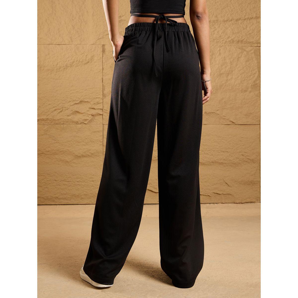 Sassafras X Styli  Tie-Up Waistband Comfort Fit Pants-women-clothing-bottoms-trousers-image-5