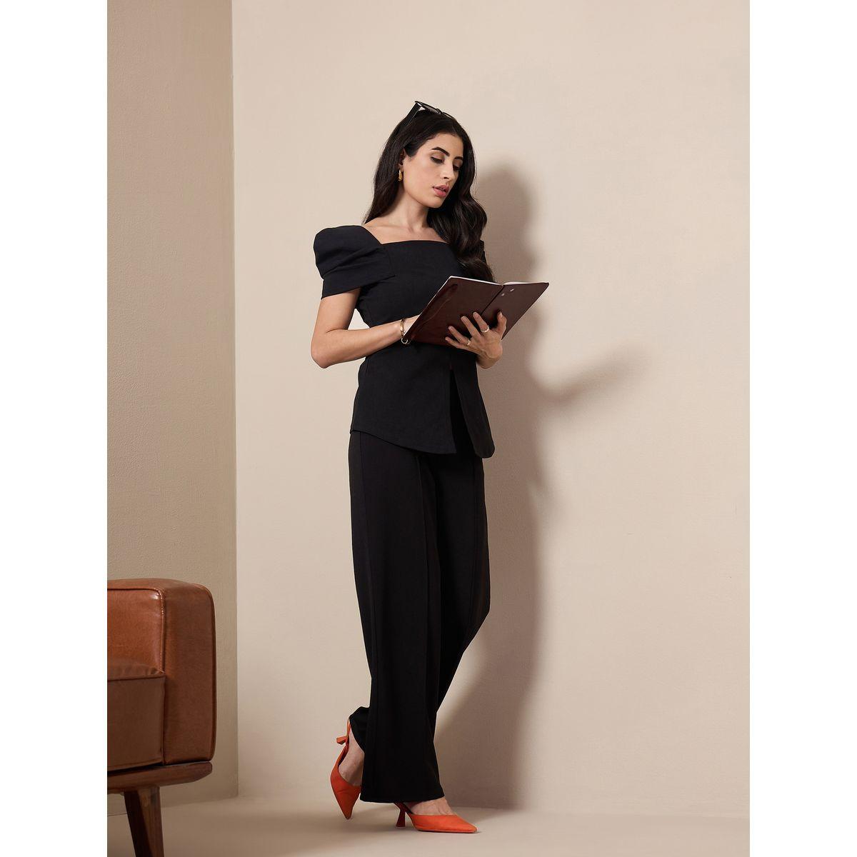 Sassafras X Styli  Front Darted Elasticated Pants-women-clothing-bottoms-trousers-image-6