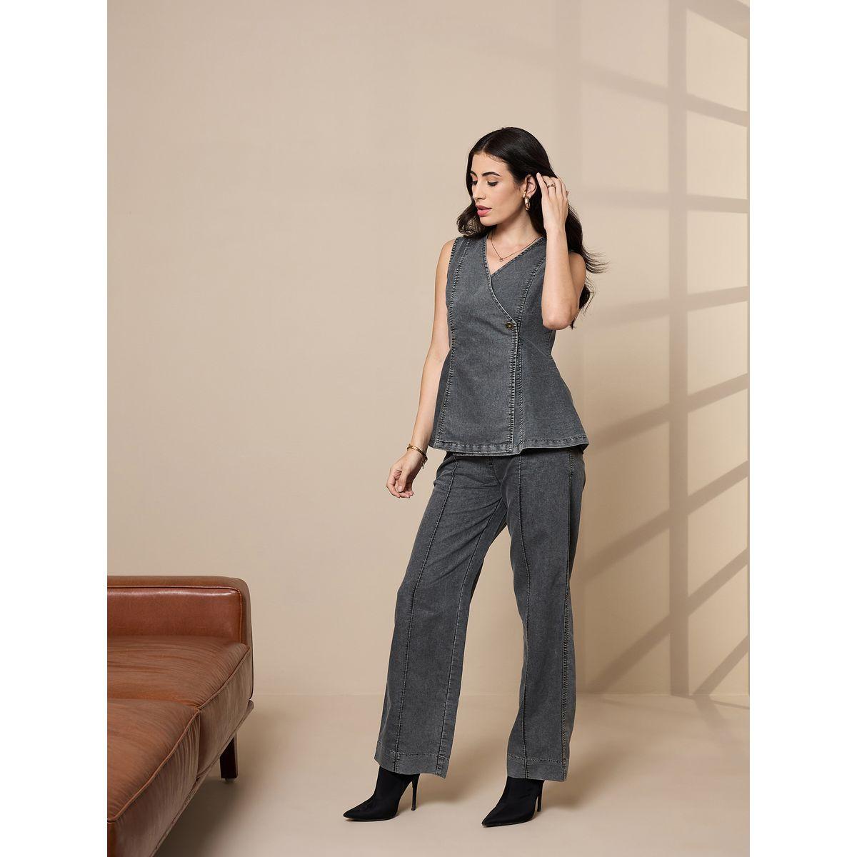 Sassafras X Styli  Washed Tencel Vest Top & Pants Co-Ords-women-clothing-coordsets-image-3