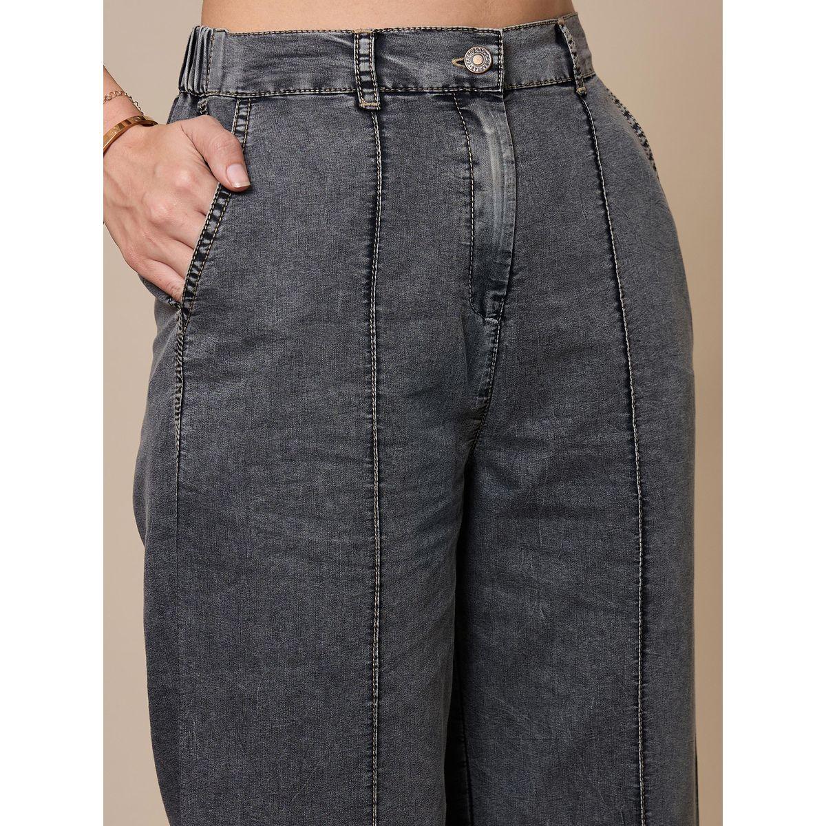 طقم منسق من بنطال مع بلوزة فيست بتفاصيل مشطوفة ساسافراس × ستايلي-women-clothing-coordsets-image-5