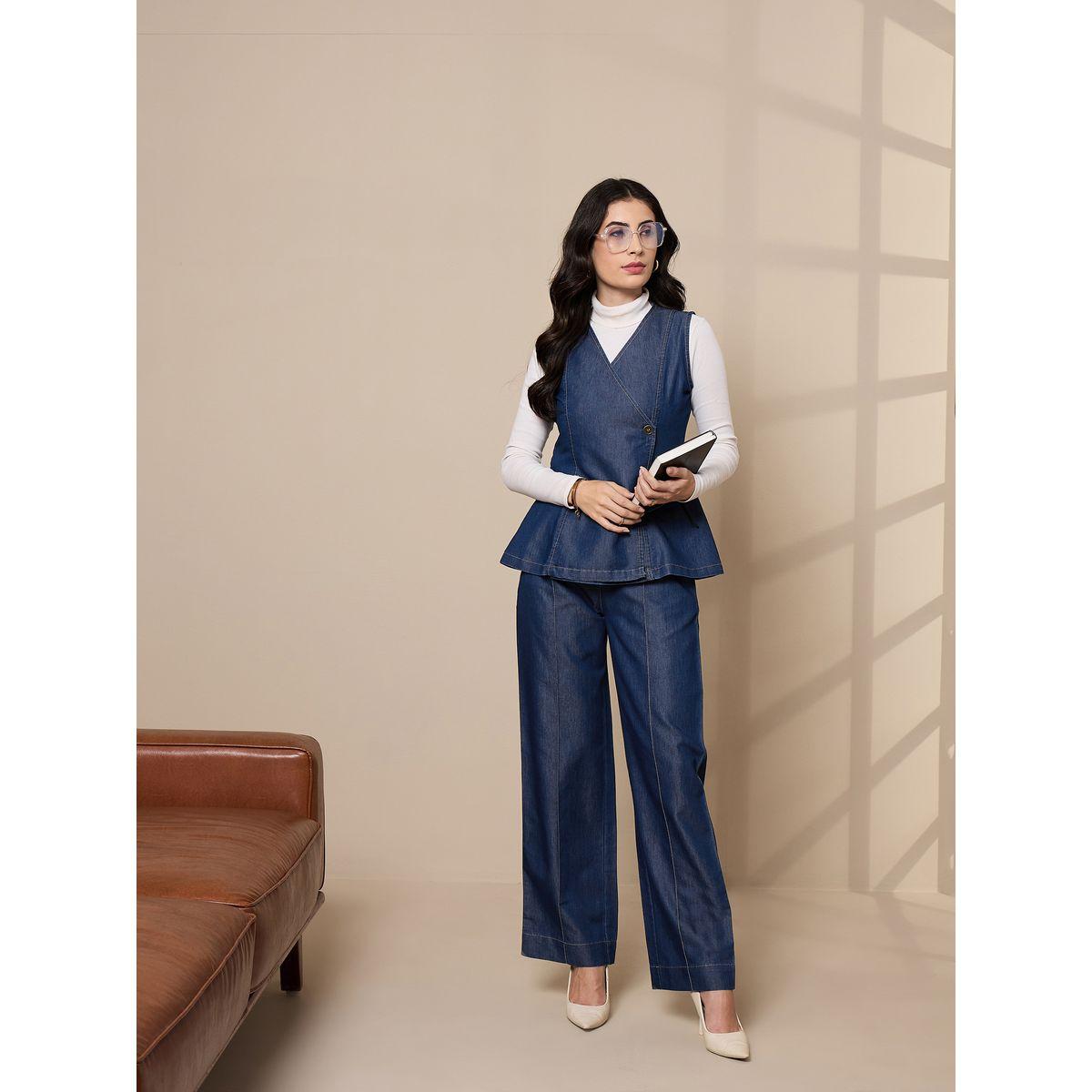 Sassafras X Styli  Washed Tencel Vest Top & Pants Co-Ords-women-clothing-coordsets-image-2