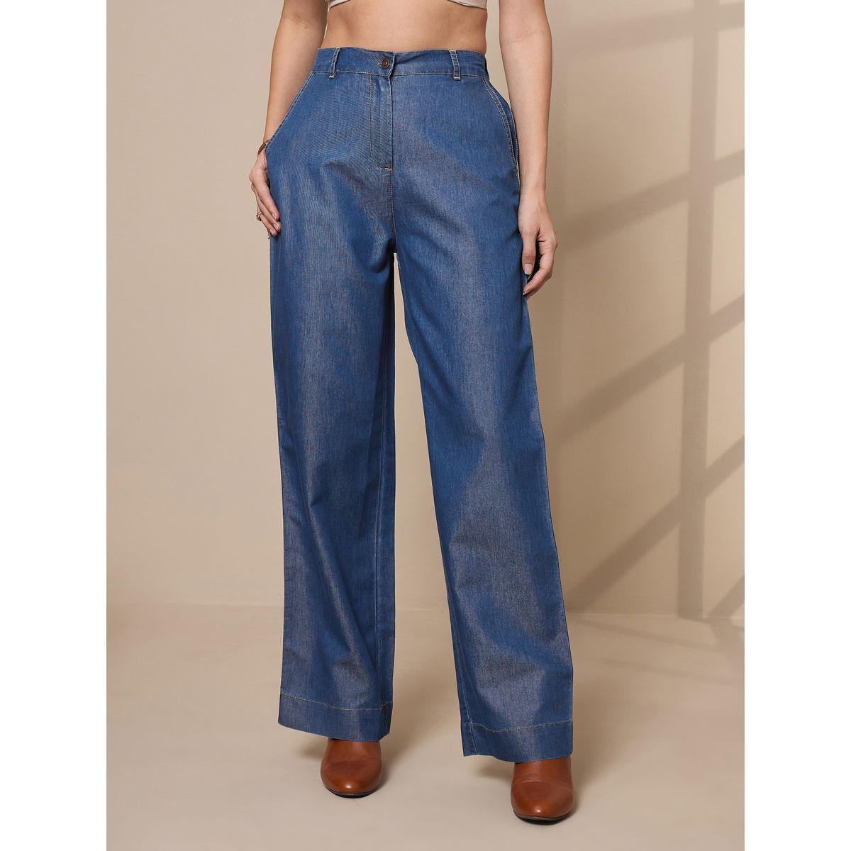 Sassafras X Styli  Tencel Peplum Top & Straight Pants Co-Ords-women-clothing-coordsets-image-7