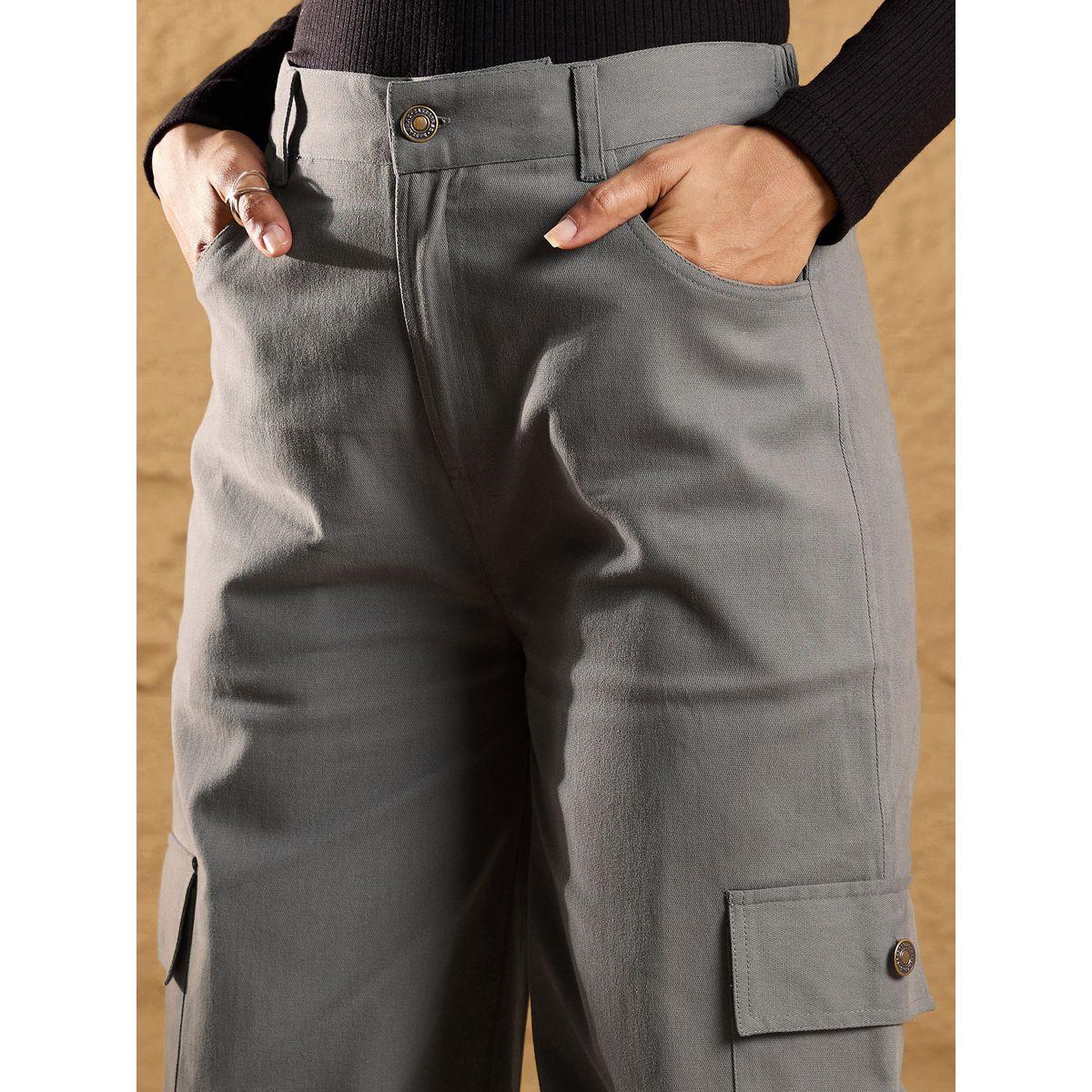 Sassafras X Styli  Pocket Loop Detail Cargo Pants-women-clothing-bottoms-trousers-image-4