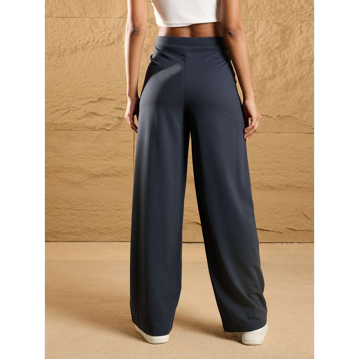 بنطال كوري بقصة مريحة مع فتحات حزام ساسافراس × ستايلي-women-clothing-bottoms-trousers-image-5