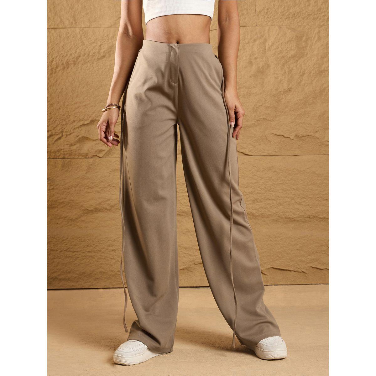Sassafras X Styli  Tie-Up Waistband Straight Leg Pants-women-clothing-bottoms-trousers-image-1