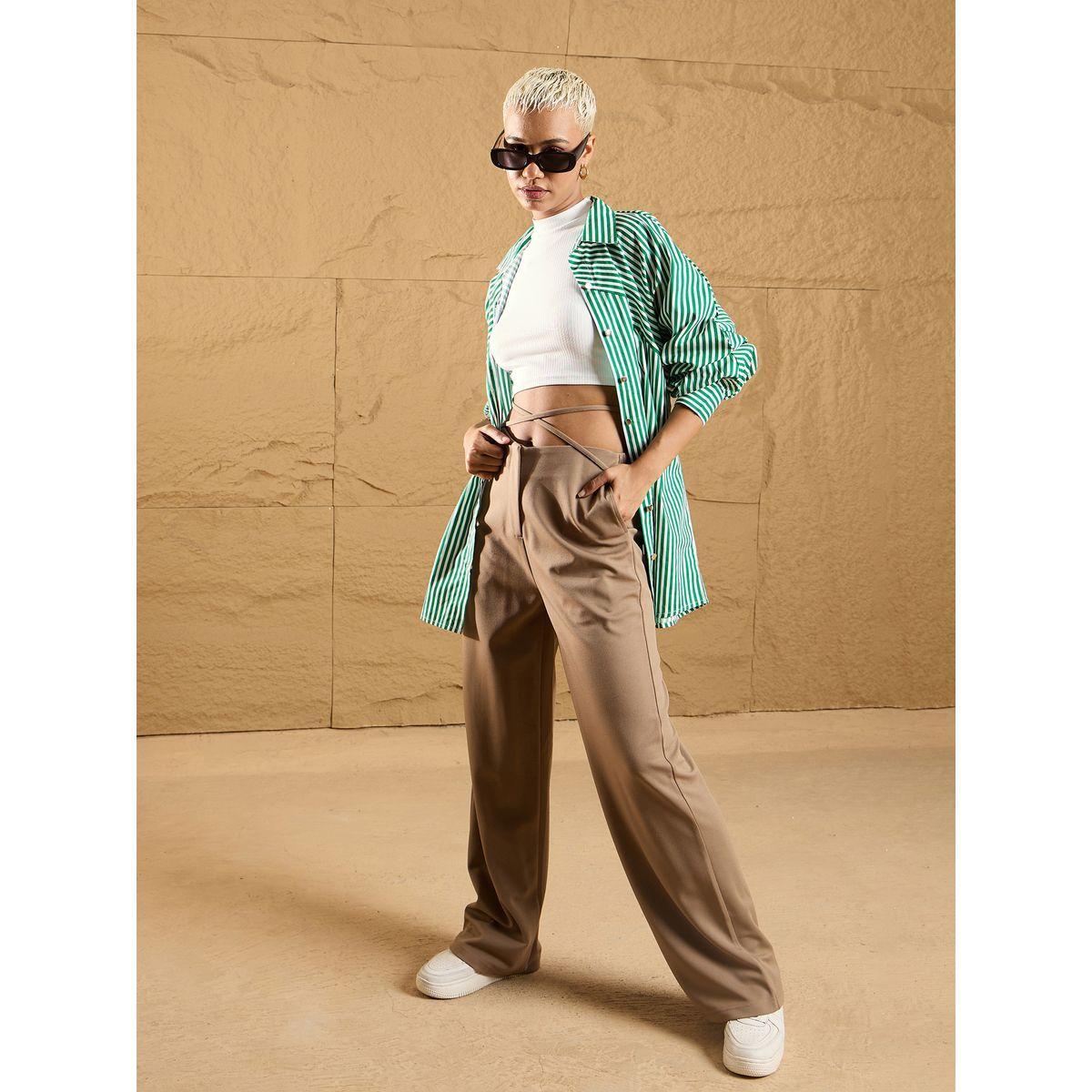Sassafras X Styli  Tie-Up Waistband Straight Leg Pants-women-clothing-bottoms-trousers-image-11