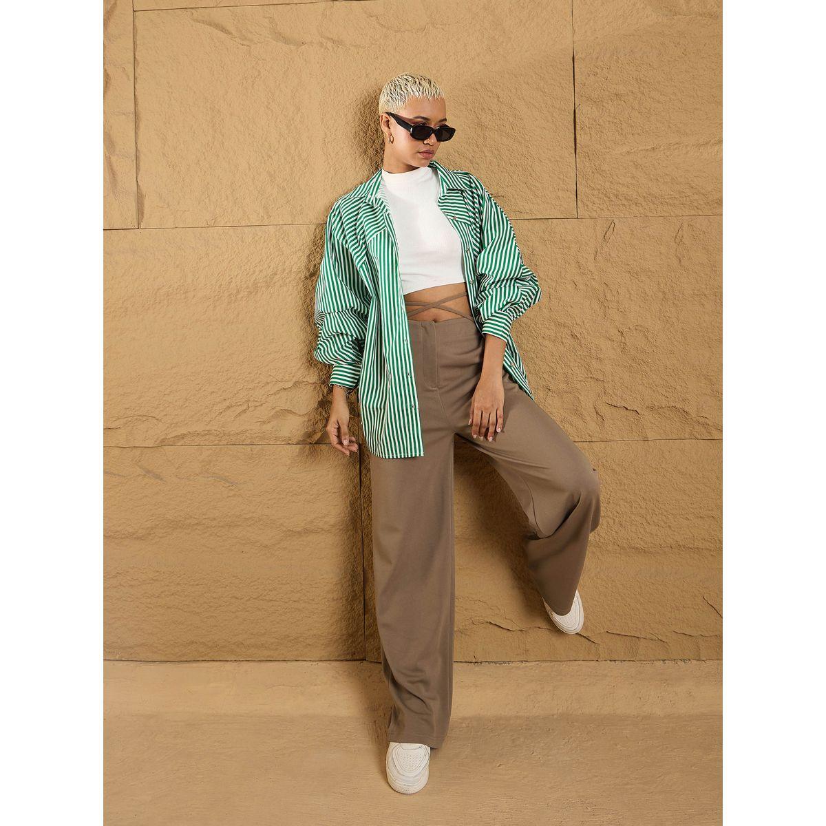 Sassafras X Styli  Tie-Up Waistband Straight Leg Pants-women-clothing-bottoms-trousers-image-9