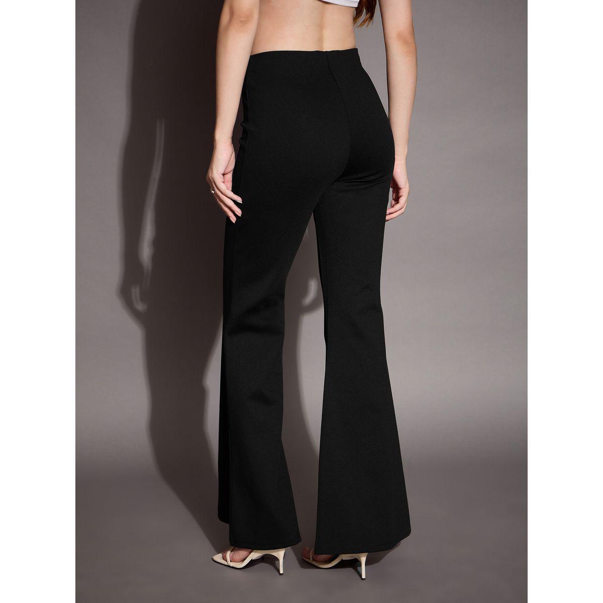 Sassafras X Styli  High Rise Bootcut Flared Trousers-women-clothing-bottoms-trousers-image-5